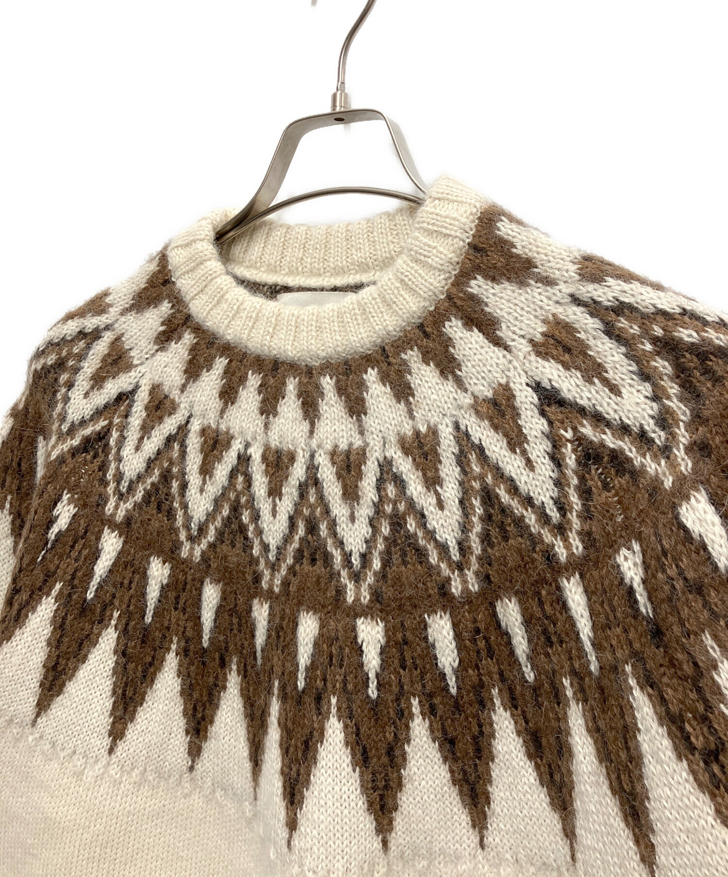 中古・古着通販】MARKAWARE (マーカウェア) NORDIC SWEATER NATURAL