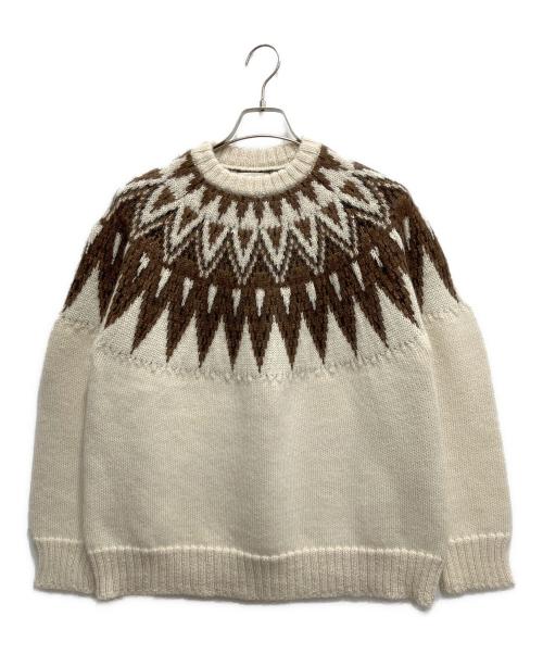MARKAWARE nordic sweater アルパカ 中古・古着通販】MARKAWARE (マーカウェア) NORDIC SWEATER NATURAL