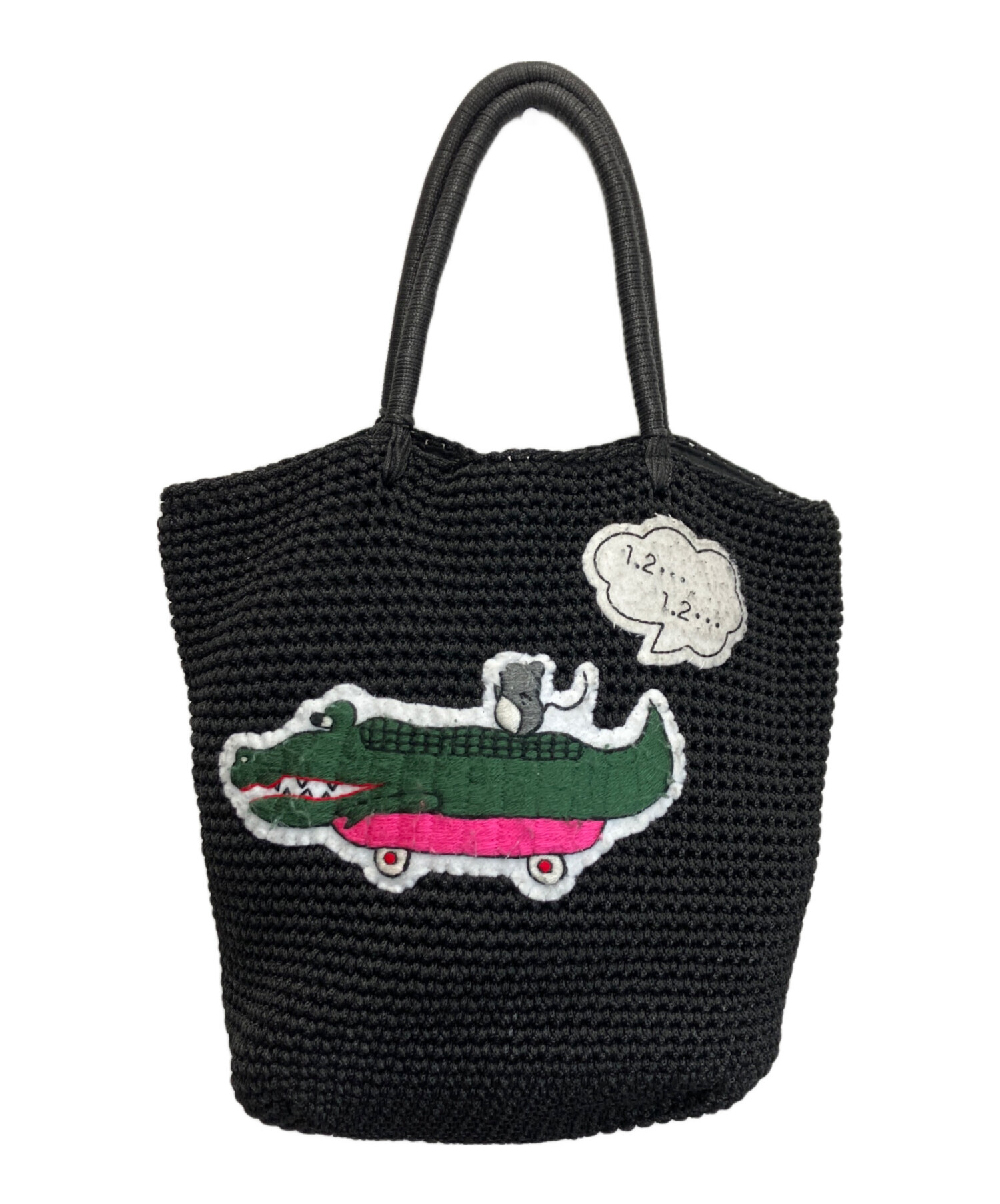 中古・古着通販】LUDLOW (ラドロー) トートバッグ ブラック｜ブランド