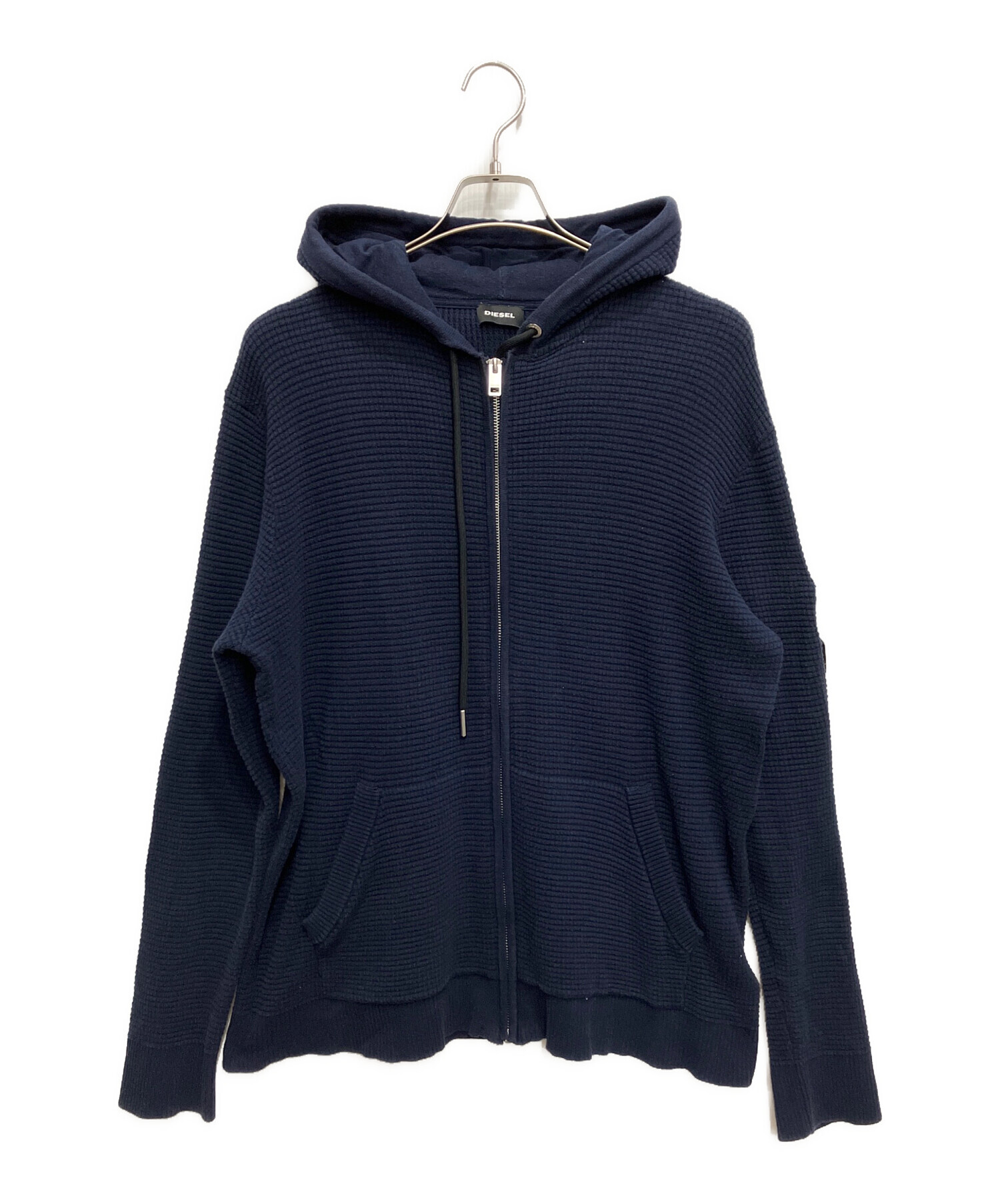 中古・古着通販】DIESEL (ディーゼル) ワッフルジップパーカー