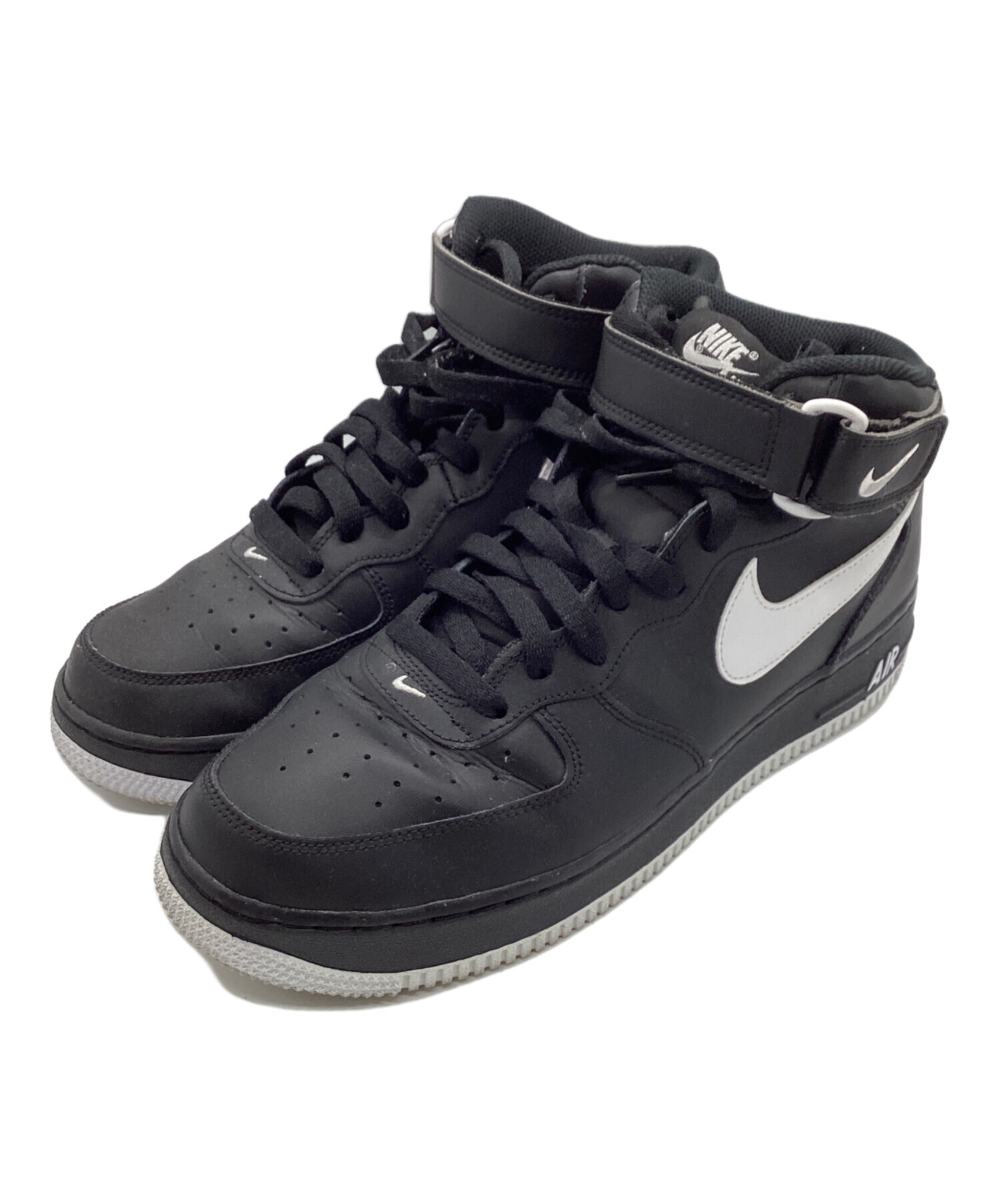 NIKE Air Force 1 中古スニーカー　BLACK 中古・古着通販】NIKE (ナイキ) Air Force 1 Mid 07 