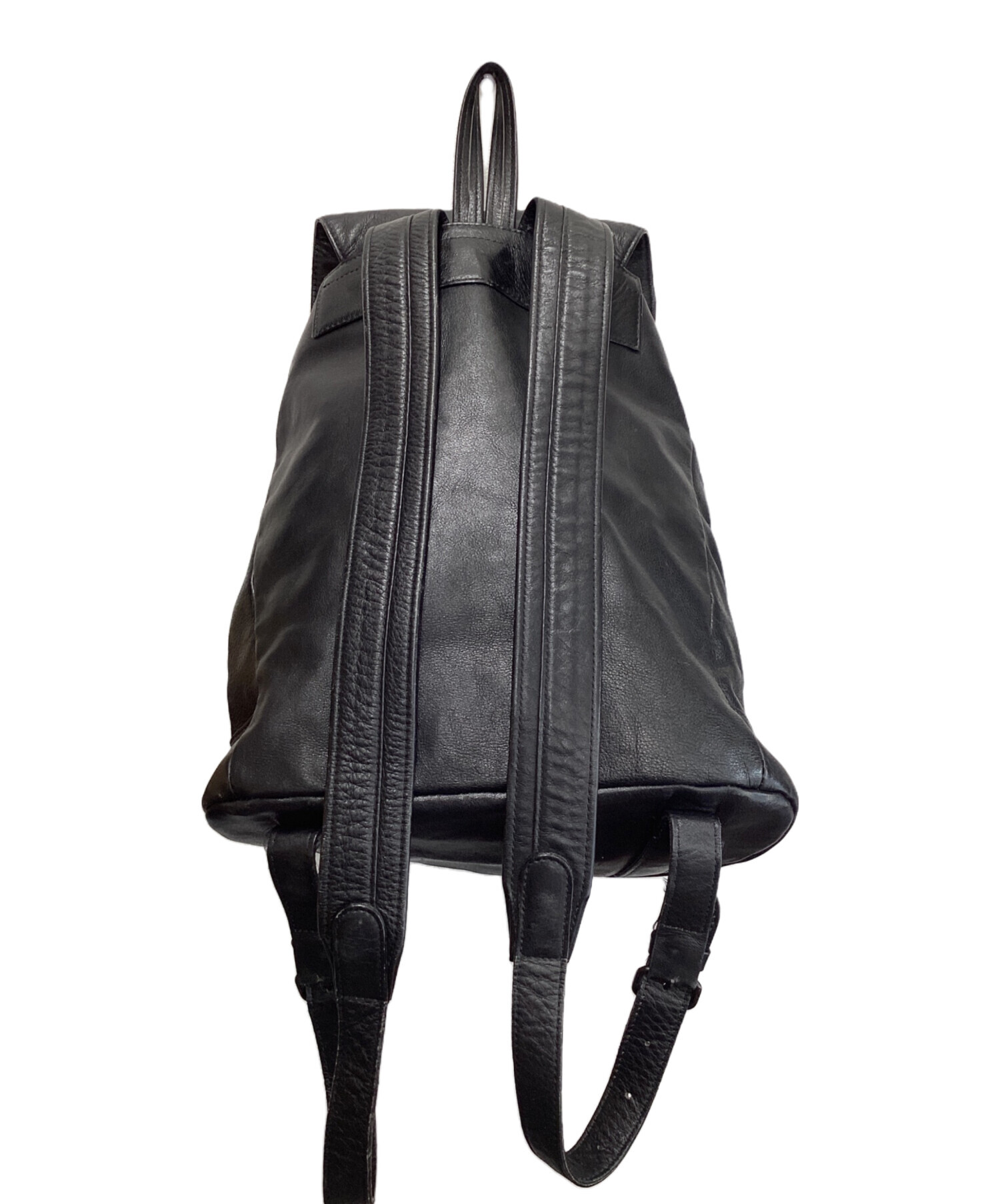 中古・古着通販】PORTER (ポーター) CORTINAレザーリュック ブラック 