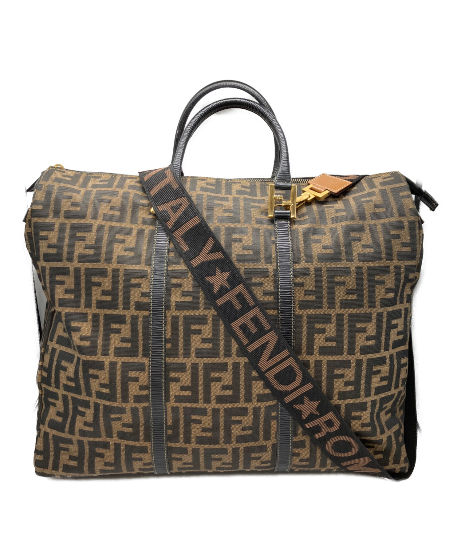 FENDI ズッカ柄 2wayショルダーバッグ(財布付き) 中古・古着通販】FENDI (フェンディ) ズッカ柄2WAYショルダーバッグ+