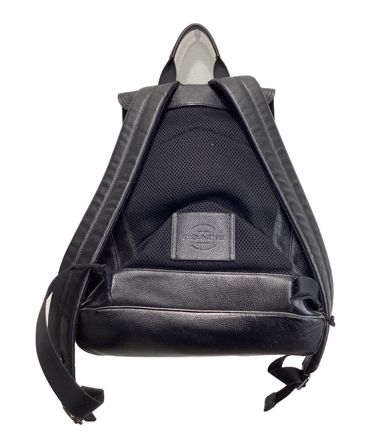 中古COACH Hudson Backpackレザー ブラック マット リュック 中古COACH Hudson Backpackレザー ブラック マット リュック 楽天市場