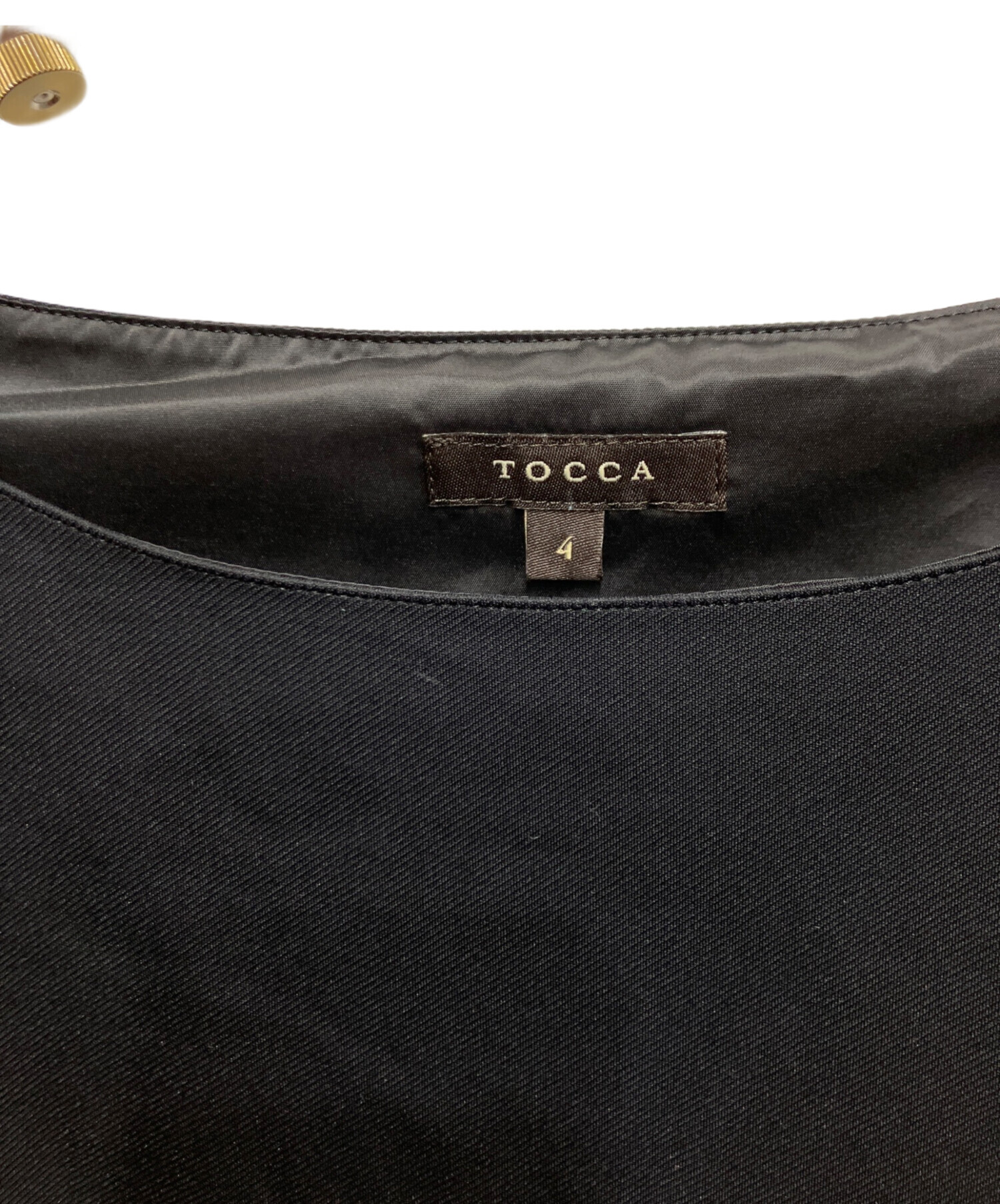 中古・古着通販】TOCCA (トッカ) UNSNARL ドレス ブラック サイズ:4 