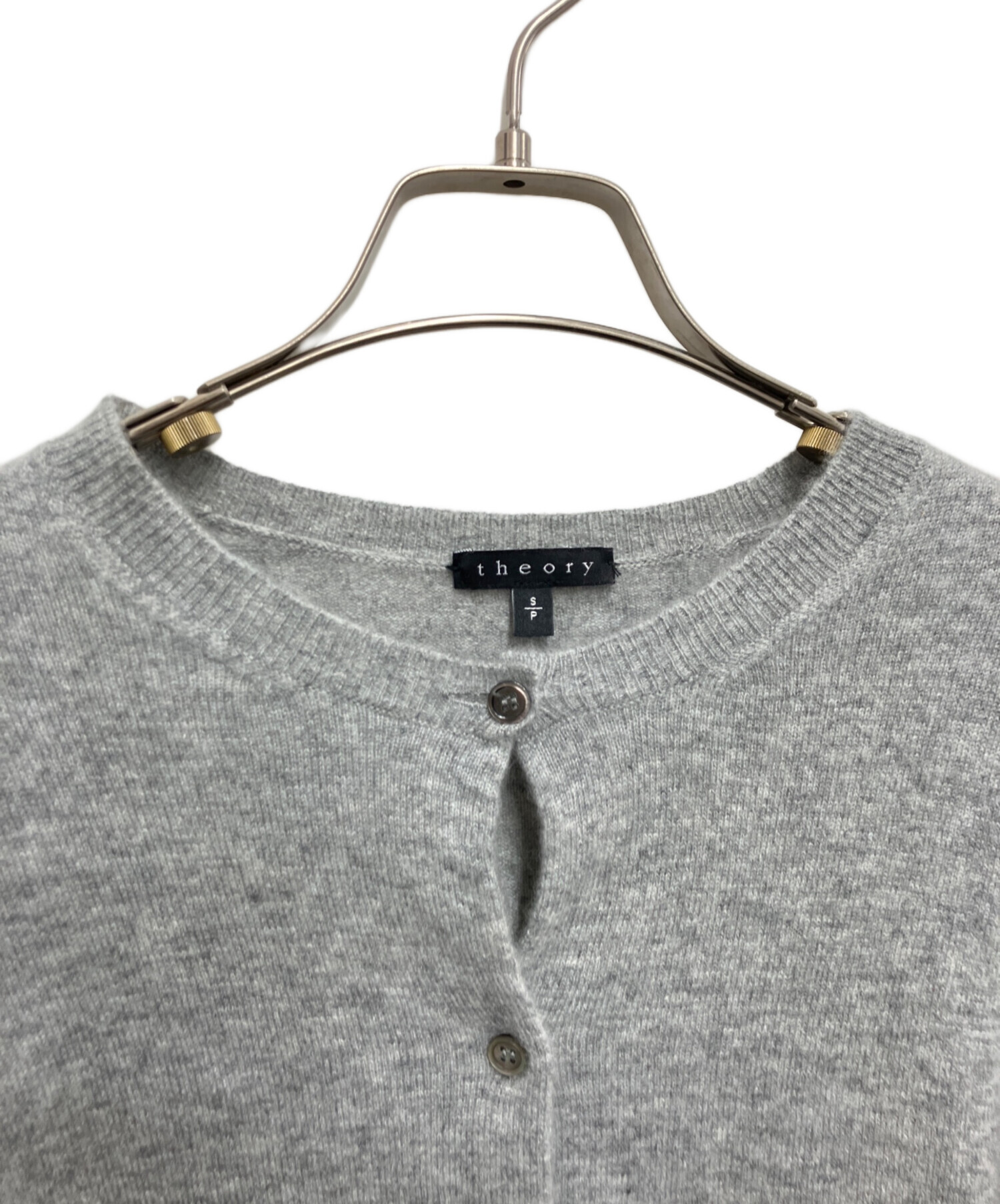 中古・古着通販】theory (セオリー) カシミヤカーディガン グレー