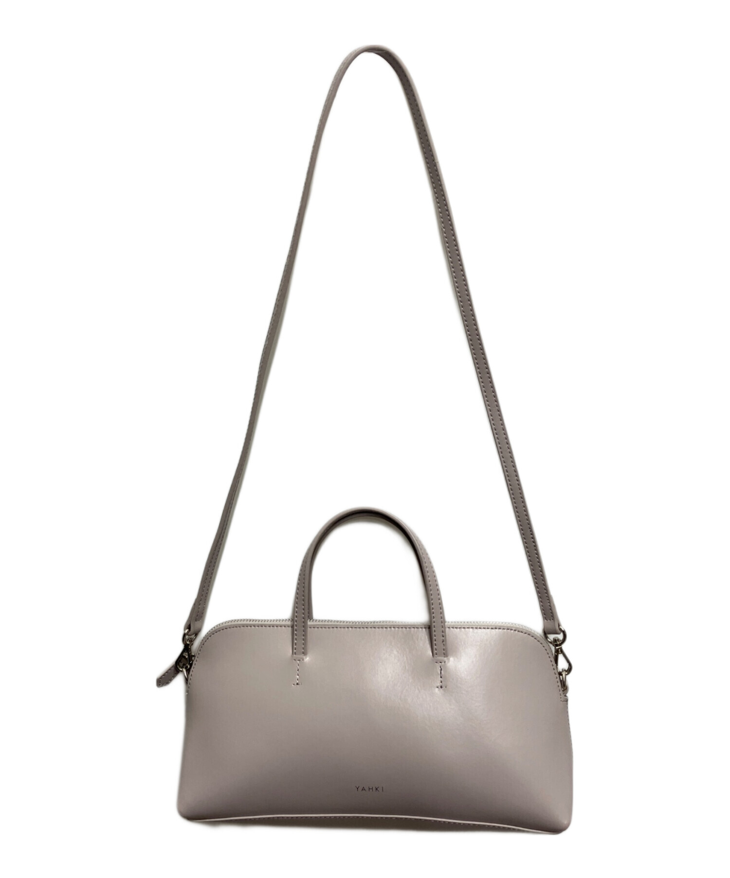中古・古着通販】YAHKI (ヤーキ) 横長クロスボディバッグ グレージュ
