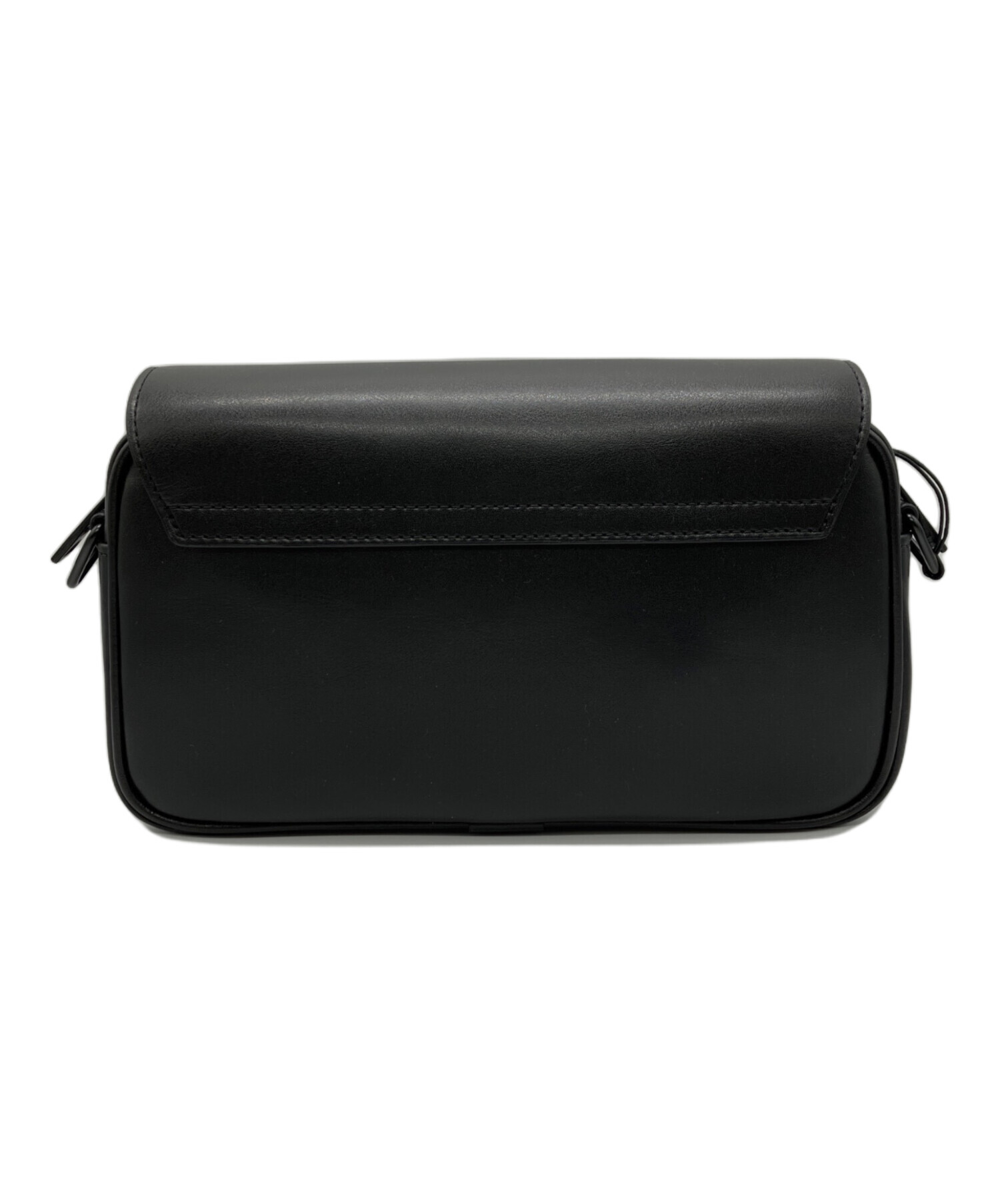 【新品タグ付】 Onitsuka Tiger ボディバッグ ブラック 中古・古着通販】Onitsuka Tiger (オニツカタイガー) SHOULDER BAG M