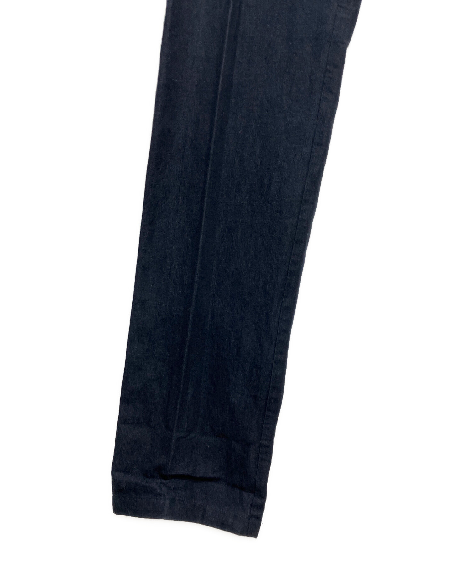 中古・古着通販】LOLO (ロロ) 綿麻セーラーパンツ ネイビー サイズ:L