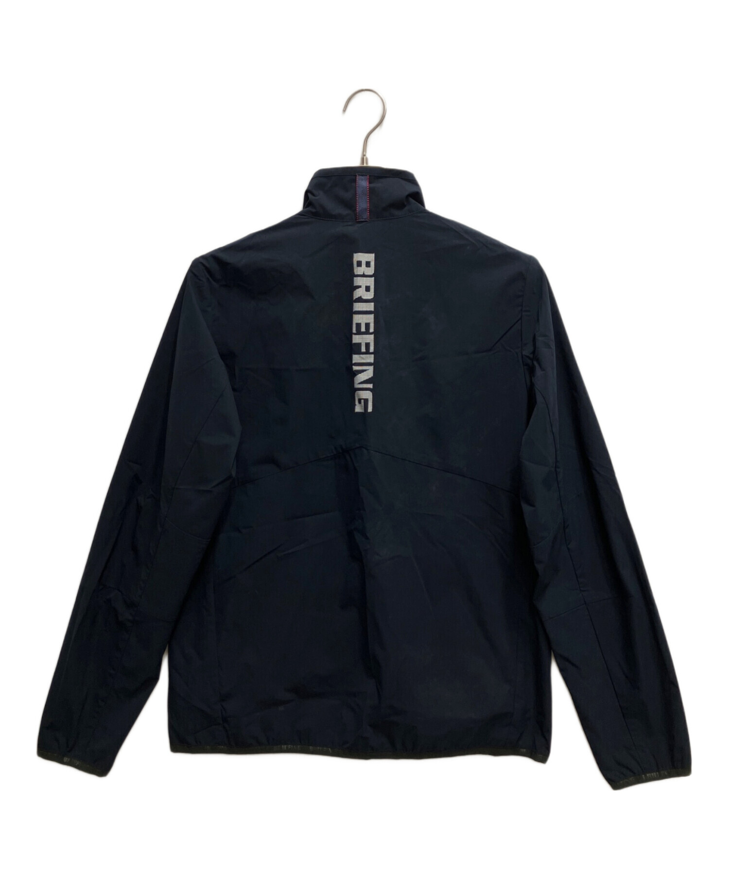 未使用　BRIEFING フード付きジャケット 中古・古着通販】BRIEFING (ブリーフィング) ロゴダブルジップブルゾン