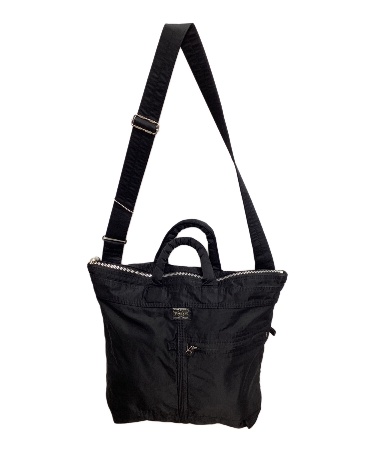 中古・古着通販】PORTER (ポーター) MILE 2WAY HELMETBAG ブラック