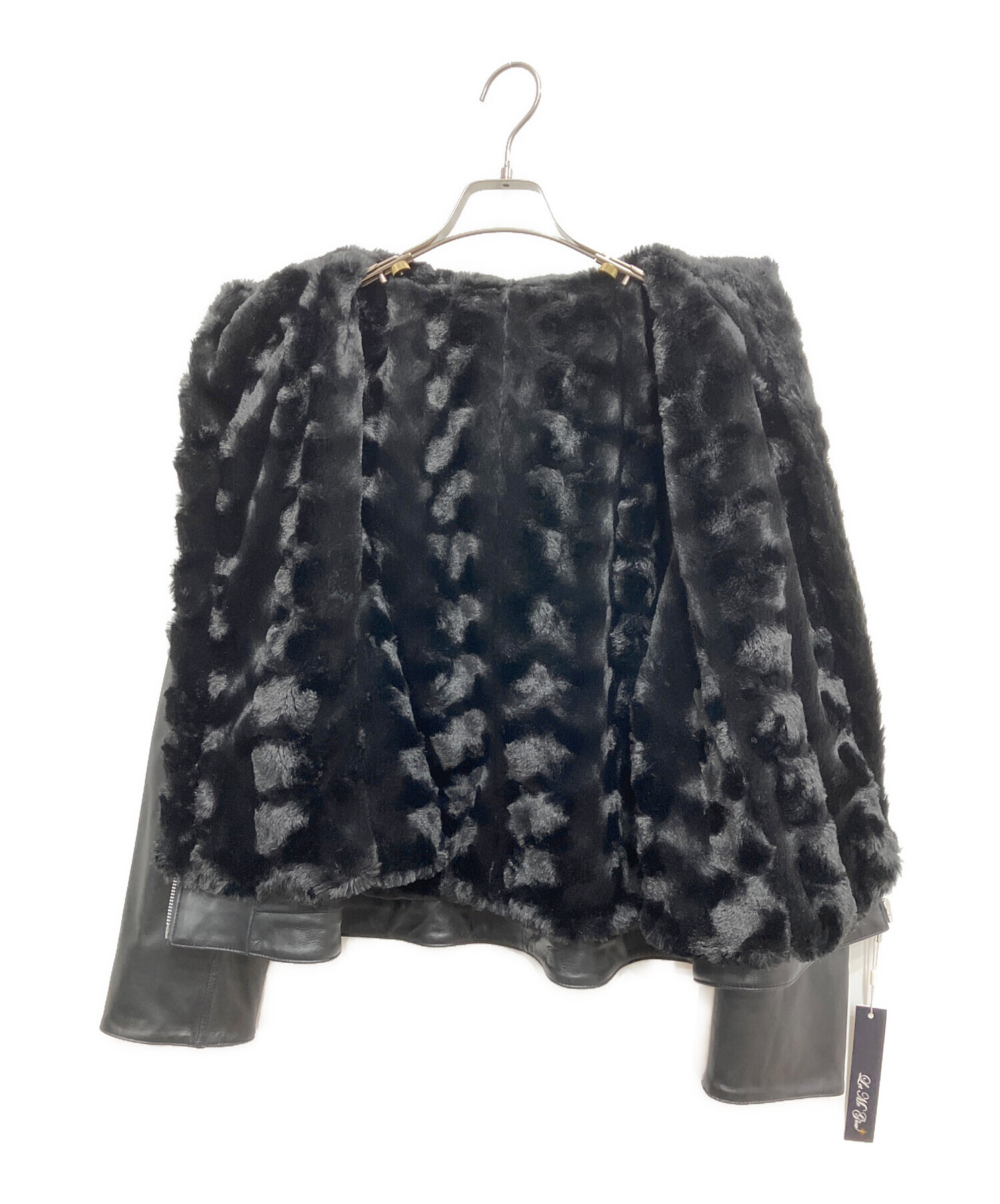 Let Me Glow レットミーグロウ ラムレザー3WAYジャケット 中古・古着通販】letmeglow (レットミーグロウ) ラムレザーエコファー