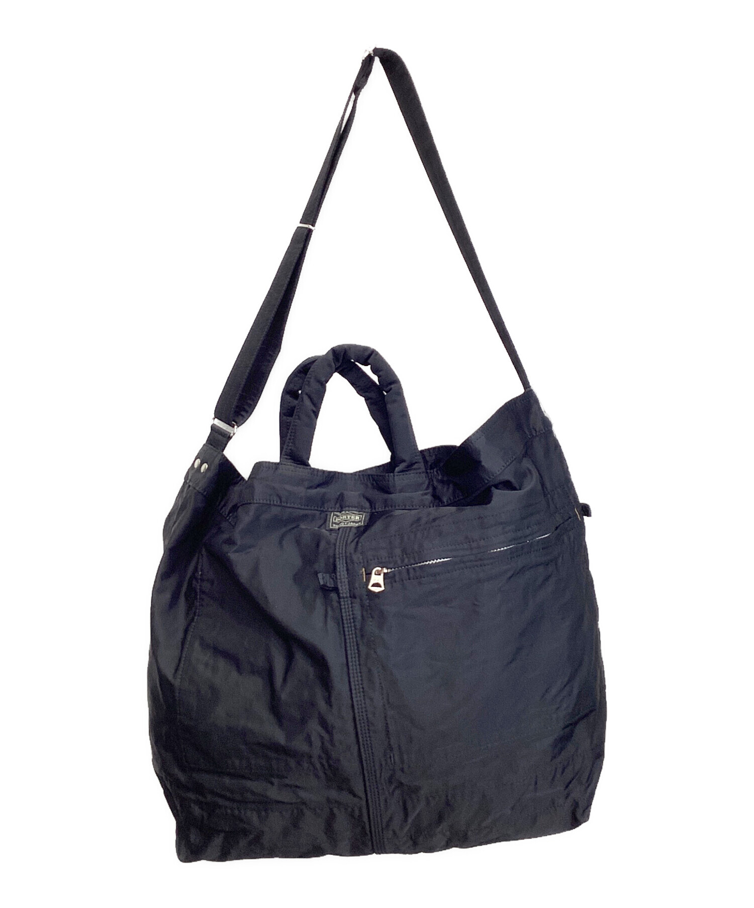 中古・古着通販】PORTER (ポーター) MILE 2WAY TOTE BAG(L) ブラック