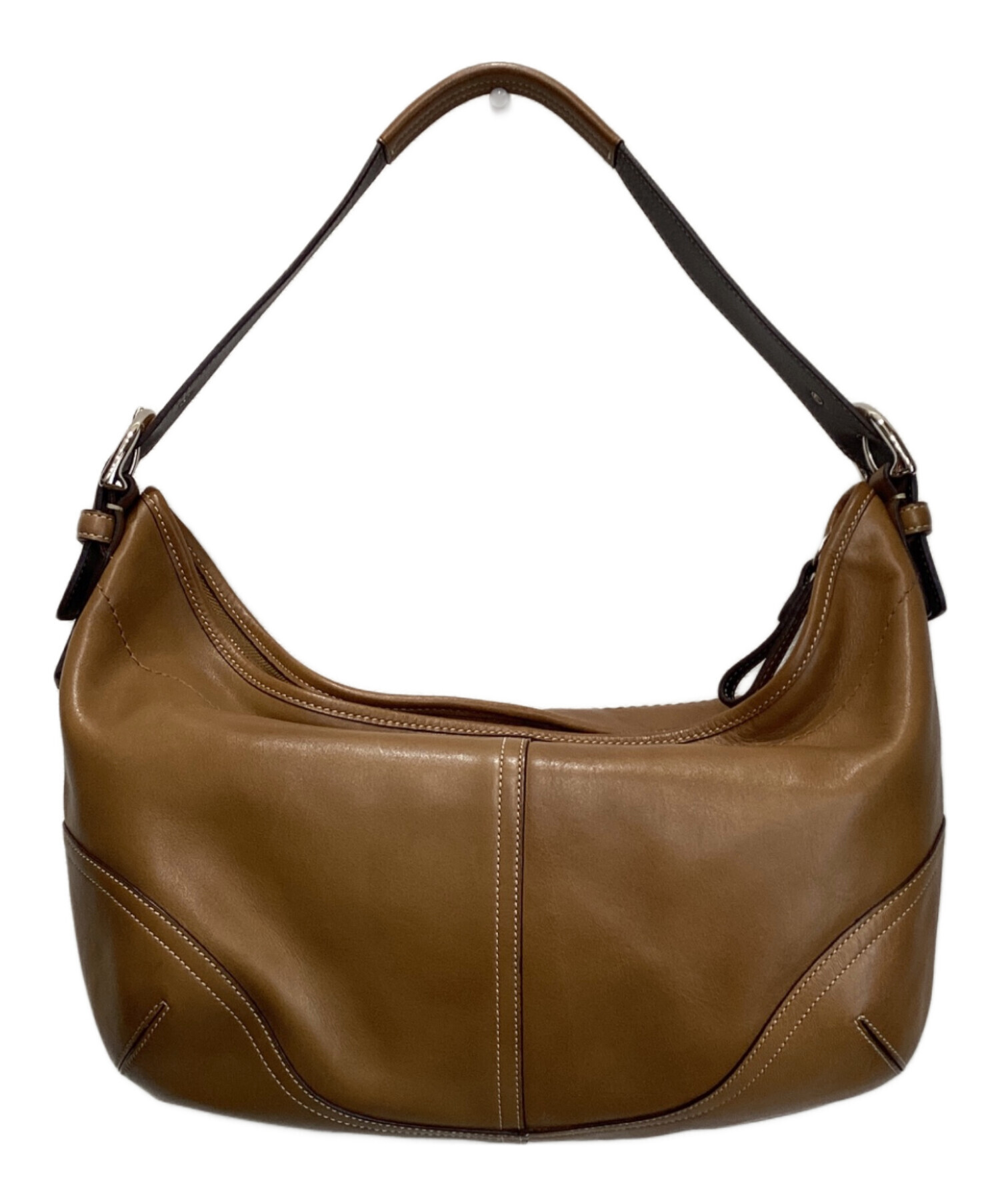 中古・古着通販】COACH (コーチ) ワンショルダーバッグ ブラウン