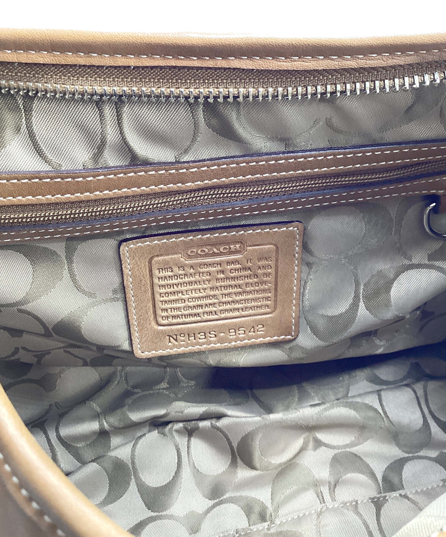中古・古着通販】COACH (コーチ) ワンショルダーバッグ ブラウン