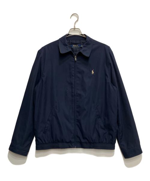 ポロラルフローレン スイングトップ コットン ネイビー ポニー刺繍　美品 中古・古着通販】POLO RALPH LAUREN (ポロ・ラルフローレン) ポニー