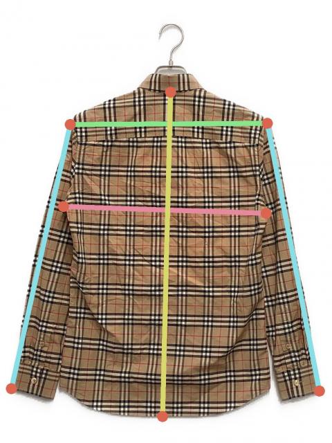 中古・古着通販】BURBERRY (バーバリー) ノバチェックシャツ ベージュ