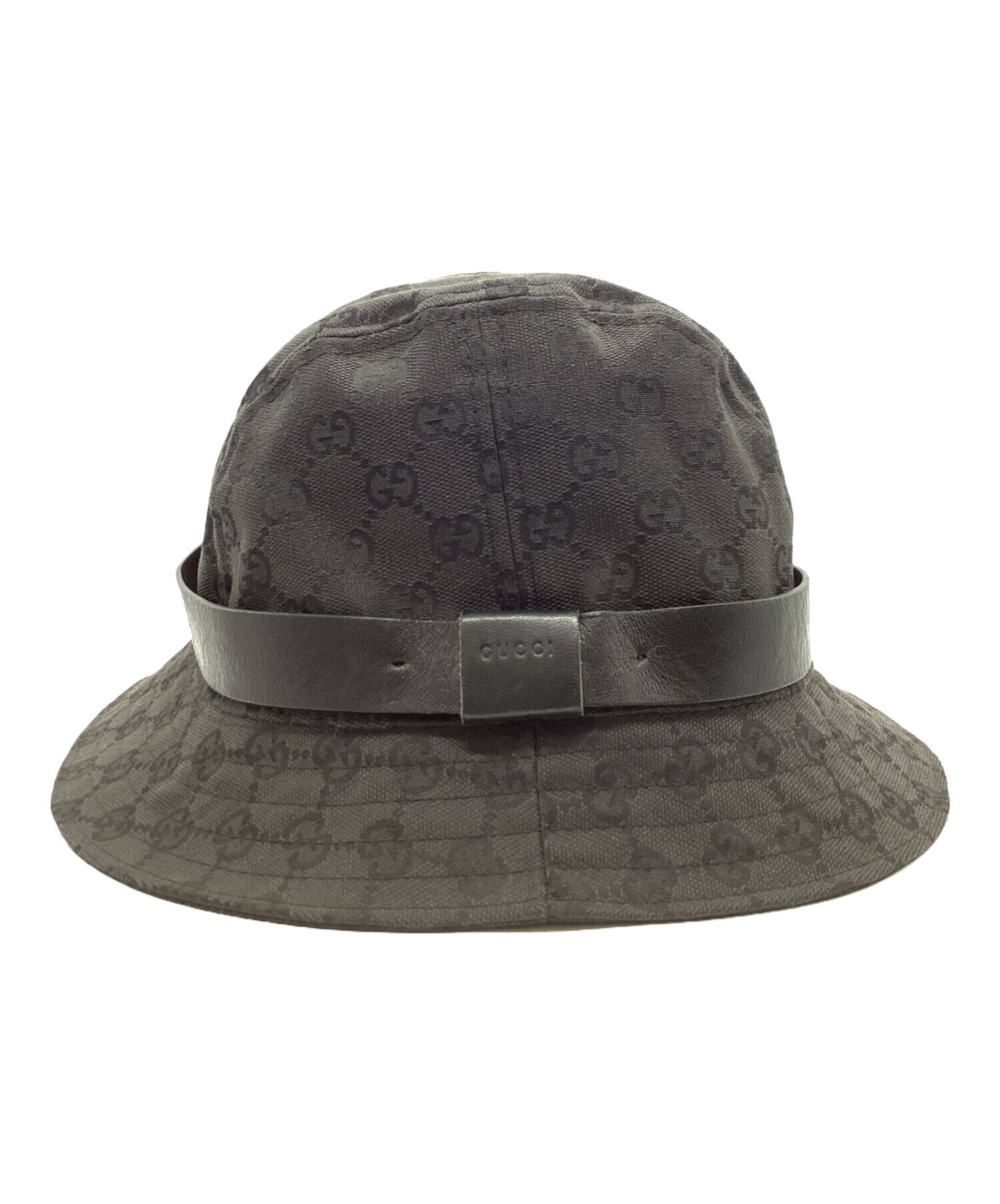 中古・古着通販】GUCCI (グッチ) バケットハット ブラック サイズ:L