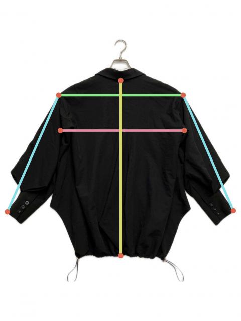 中古・古着通販】UN3D. (アンスリード) W TRIANGLE TUCK JK ブラック