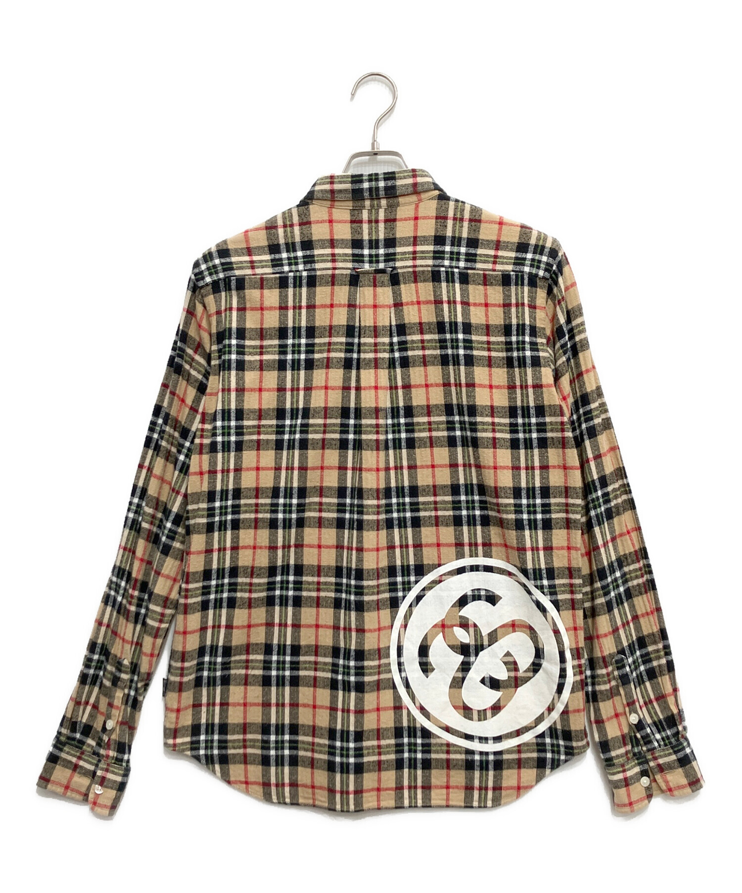 stussy チェック柄 ma-1 バーバリー ステューシー 中古 OLD STUSSY