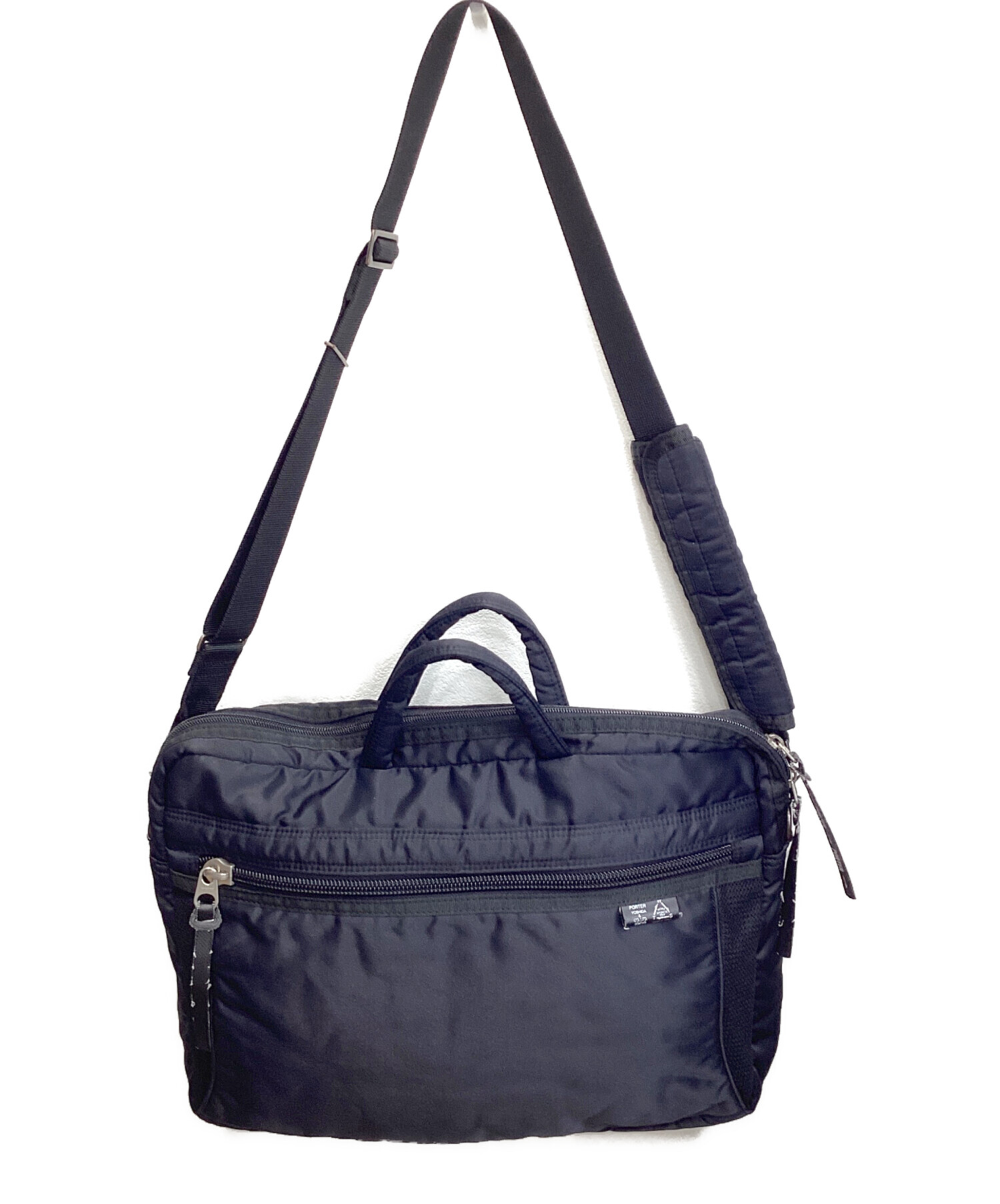 ♡未使用・タグ付 PORTER ポーター 2way ショルダー EA0H19 中古・古着通販】PORTER (ポーター) 2WAYショルダーバッグ ブラック