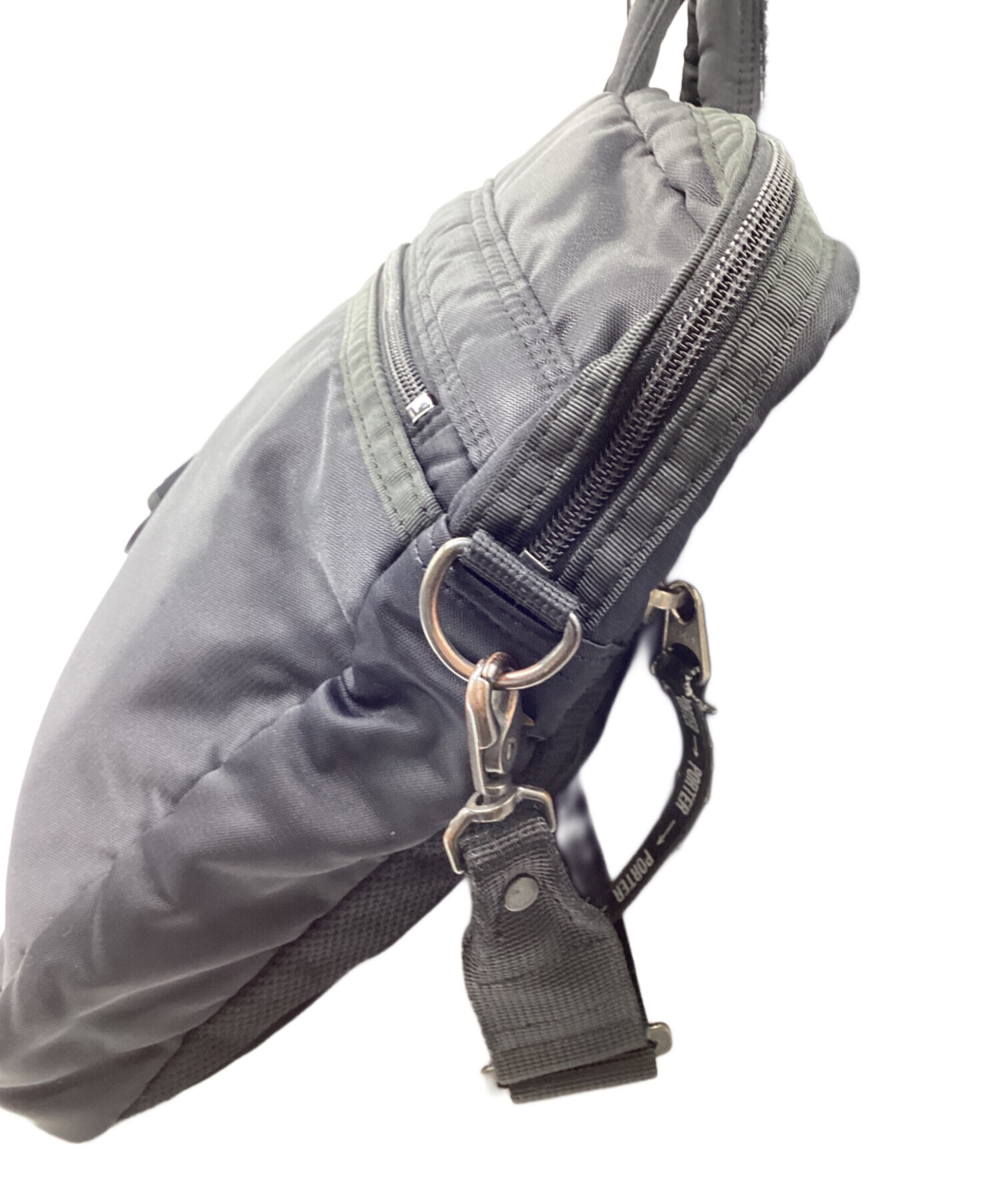 ♡未使用・タグ付 PORTER ポーター 2way ショルダー EA0H19 中古・古着通販】PORTER (ポーター) 2WAYショルダーバッグ ブラック