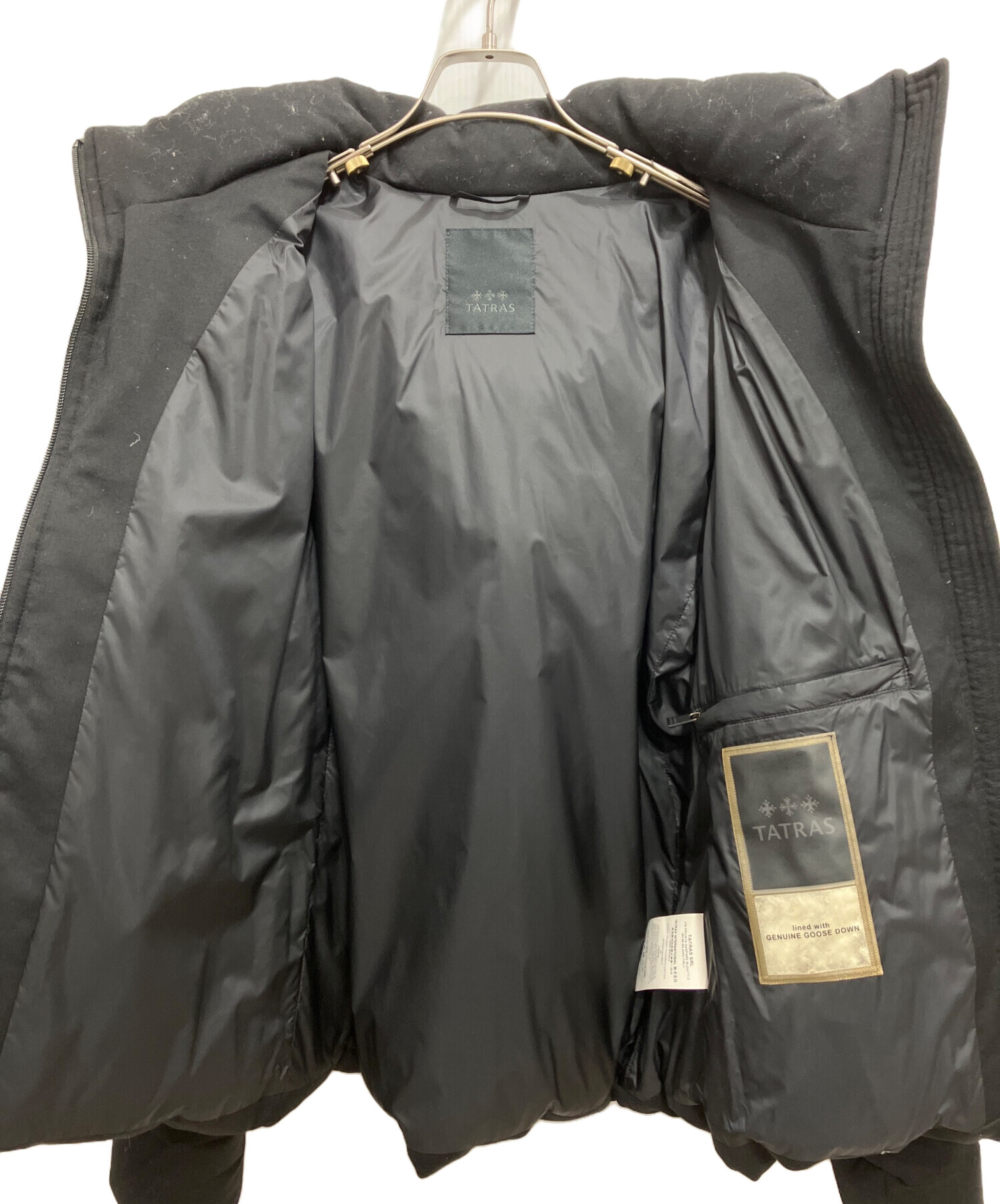 中古・古着通販】TATRAS (タトラス) AGORDOダウンジャケット ブラック 
