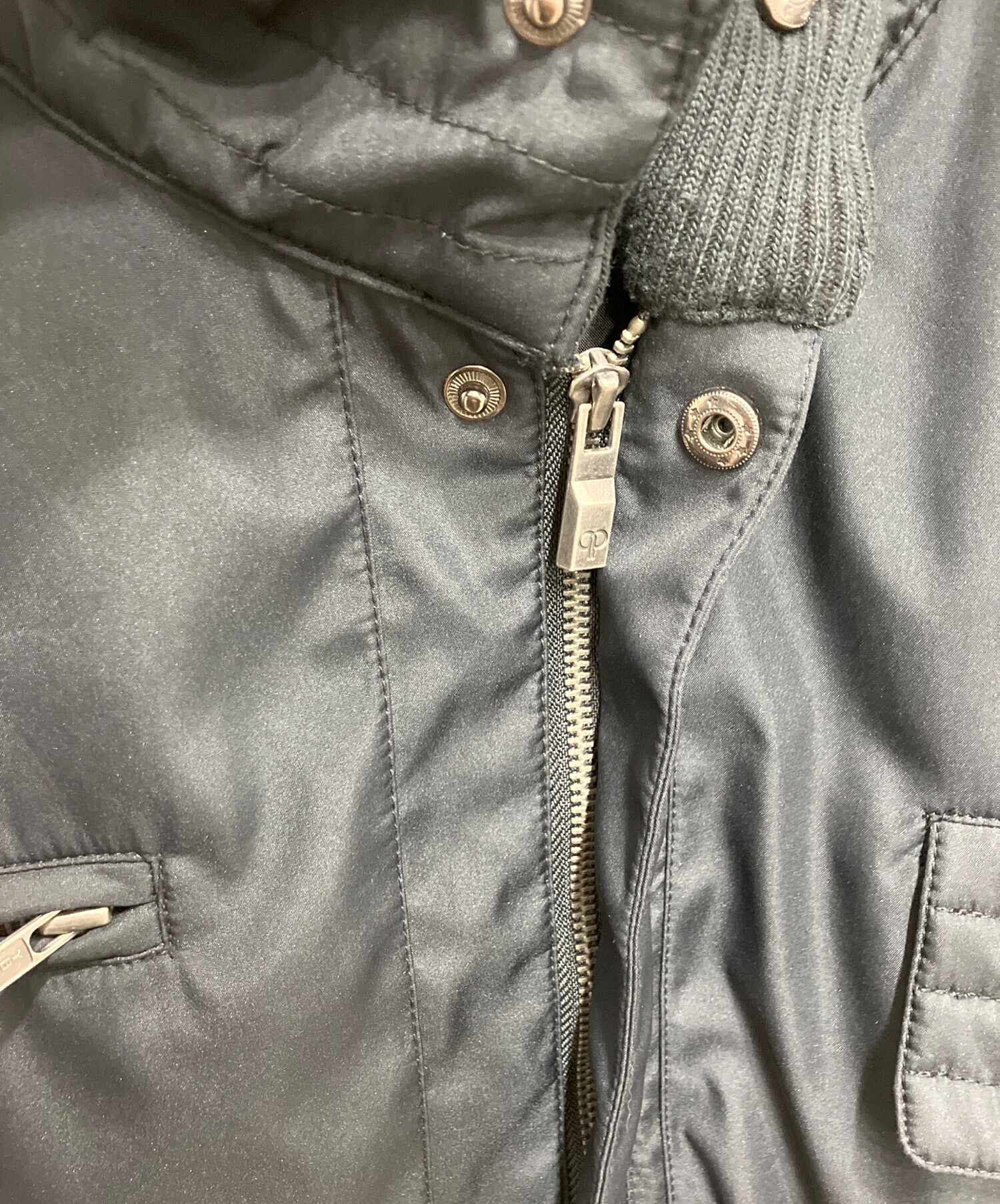 中古・古着通販】pellepelle (ペレペレ) ナイロンジャケット ブラック 