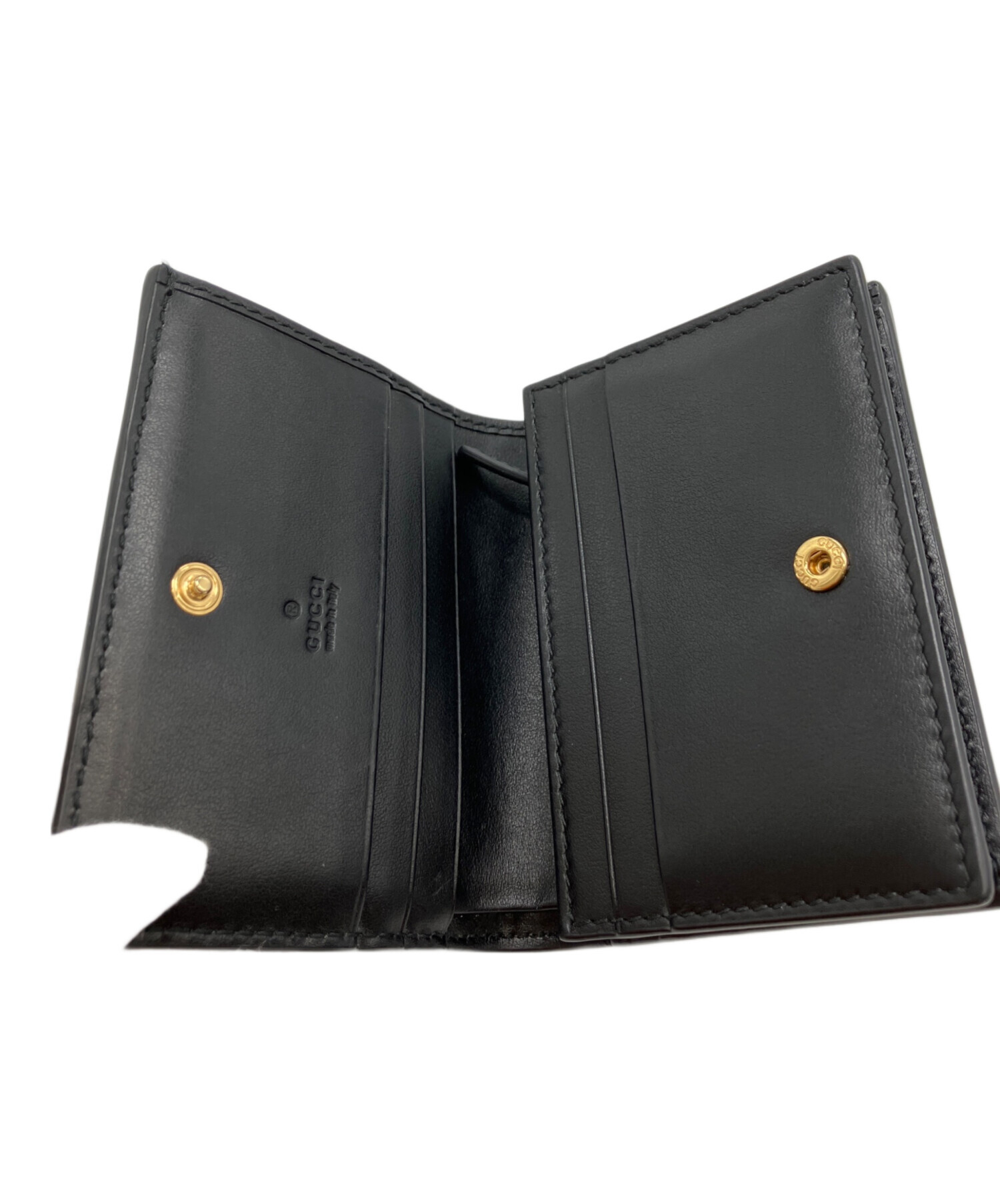 中古・古着通販】GUCCI (グッチ) GGマトラッセカードケースウォレット