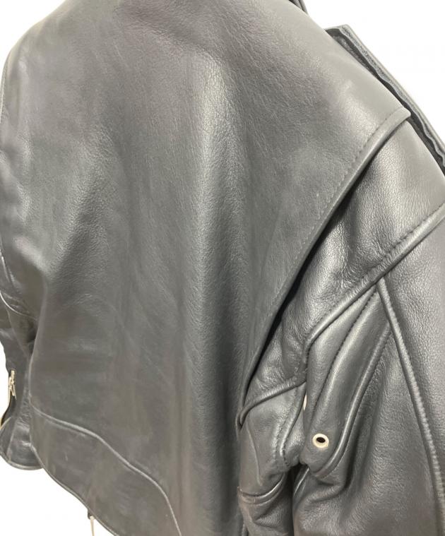 Harley-Davidson グレー ライダースジャケット 中古・古着通販】HARLEY-DAVIDSON (ハーレーダビッドソン) レザー