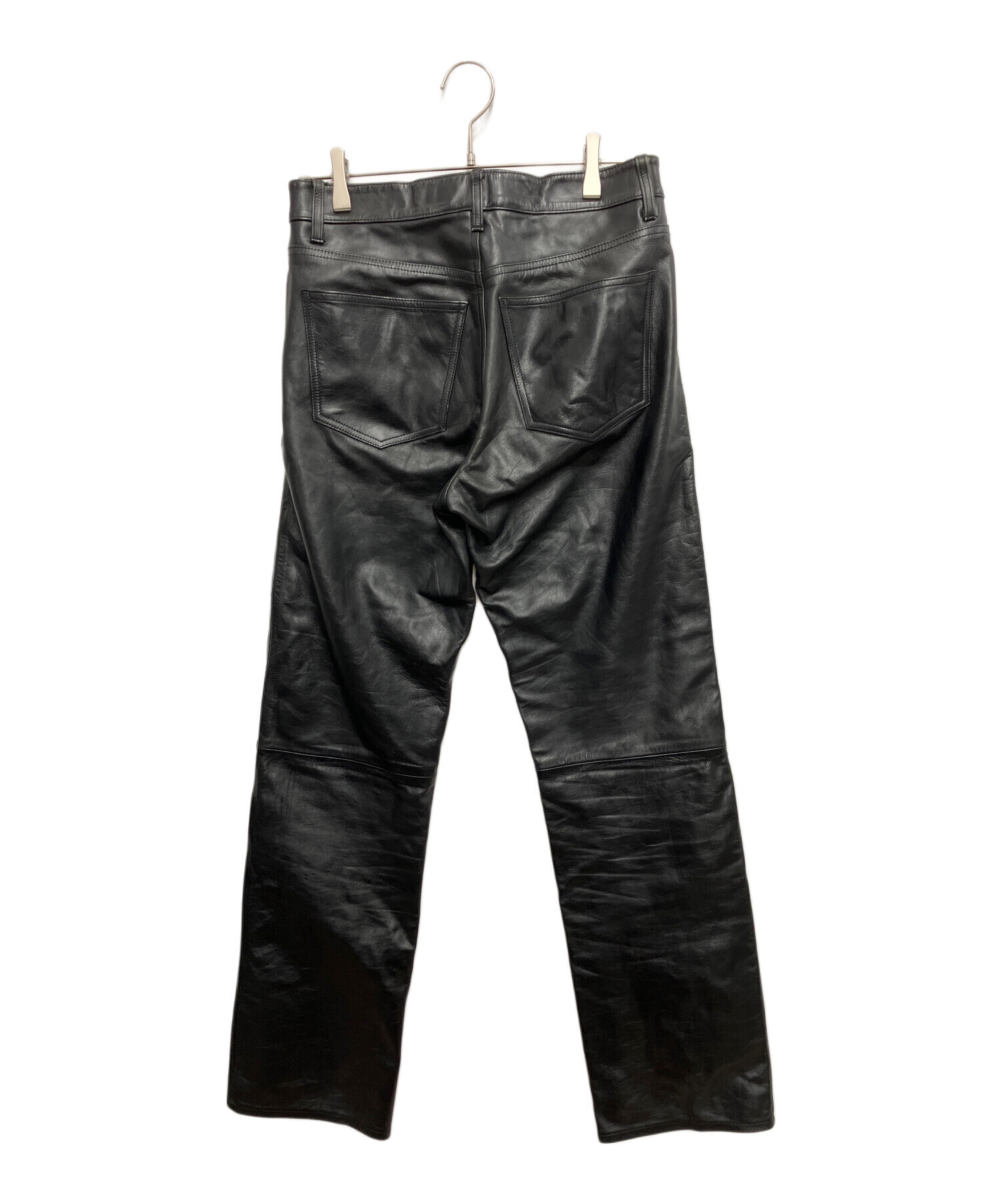 OLD GAP レザーパンツ W30L30 boot fit オールドギャップ 00s GAP ギャップ レザーパンツ ブラウン 32 YEEZY GAP オールド