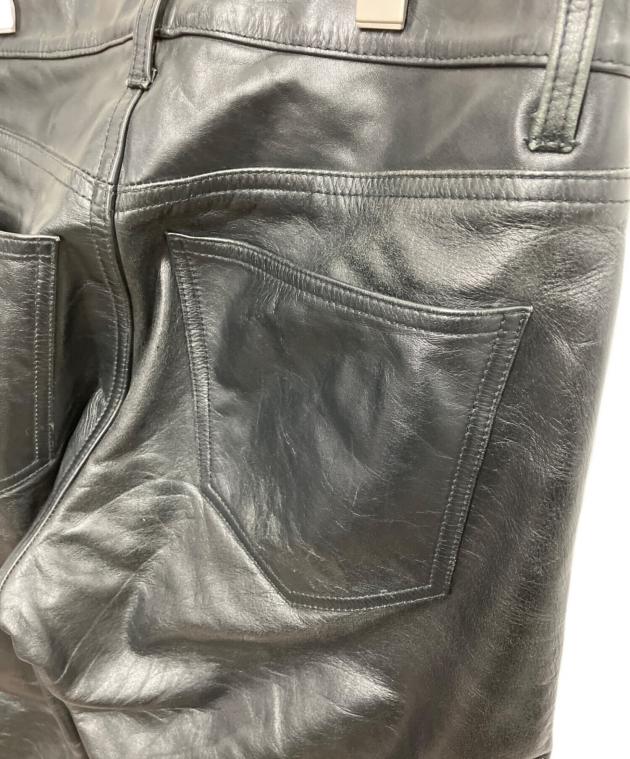 中古・古着通販】GAP (ギャップ) オールドブーツカットレザーパンツ