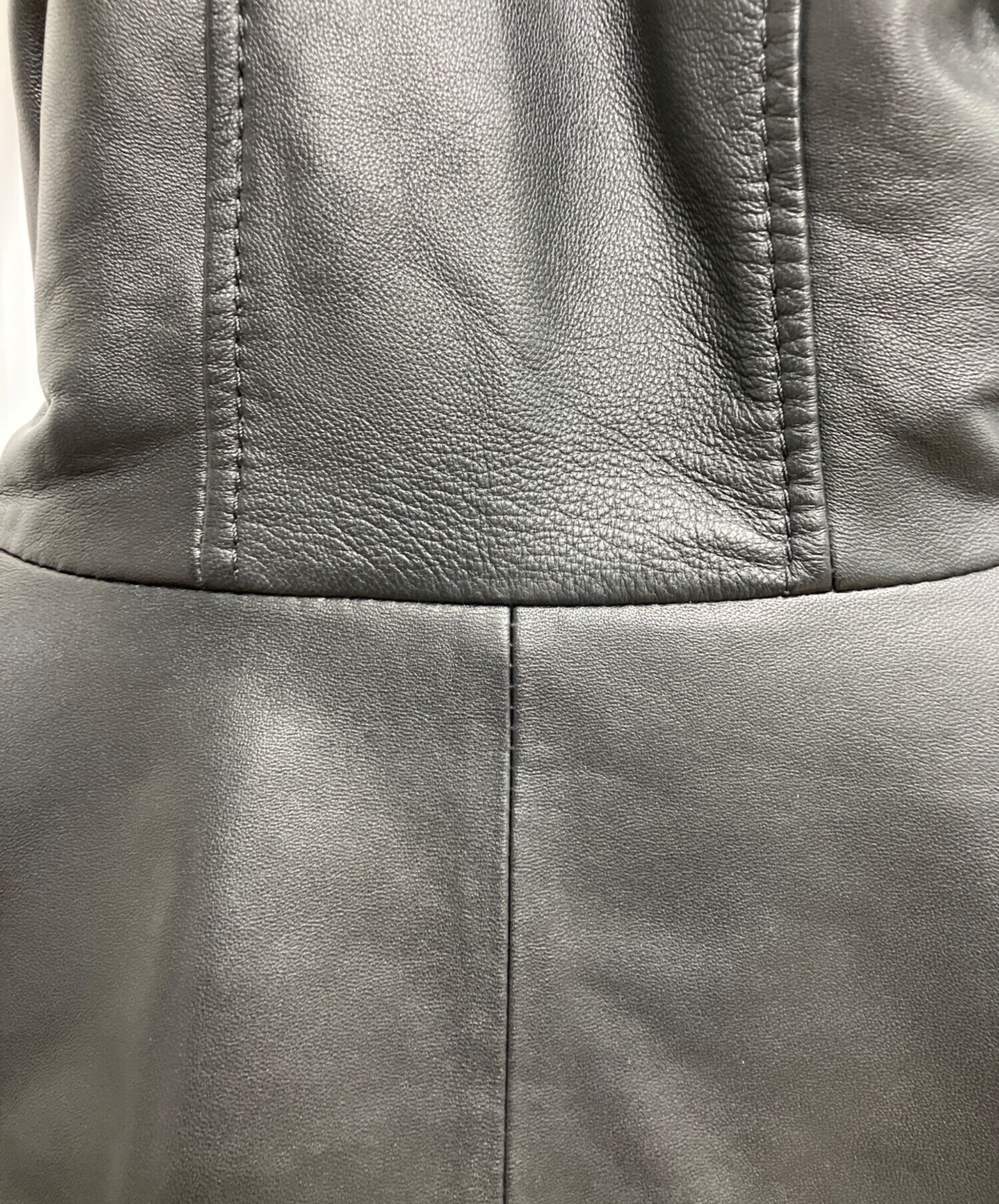 中古・古着通販】COACH (コーチ) レザー トレーナージャケット