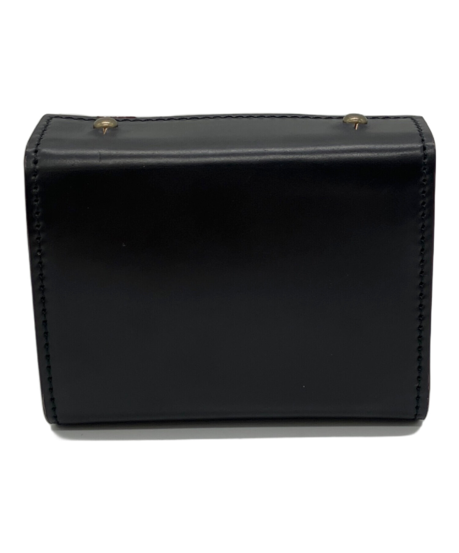 新品未使用　エムピウ　millefoglie2 CORDOVAN27 black 中古・古着通販】M+ (エムピウ) MILLEFOGLIE CORDOVAN27 ブラック 未