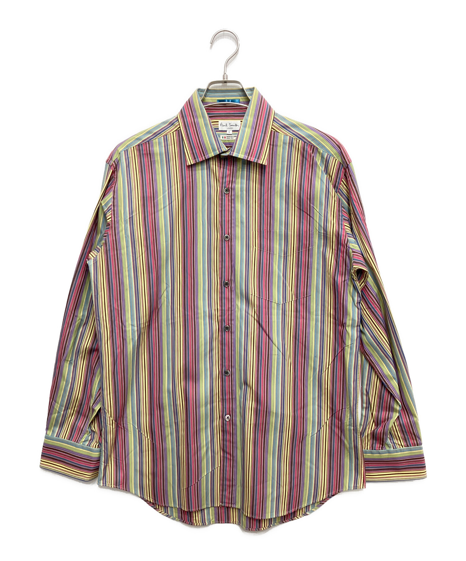 中古・古着通販】PAUL SMITH (ポールスミス) ストライプシャツ マルチ