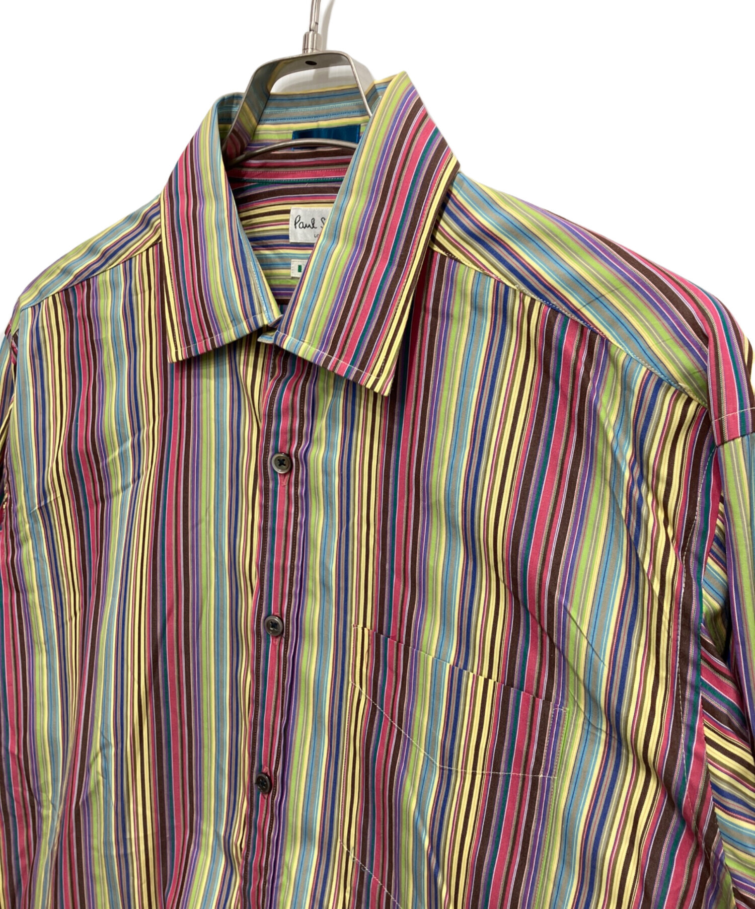 中古・古着通販】PAUL SMITH (ポールスミス) ストライプシャツ マルチ