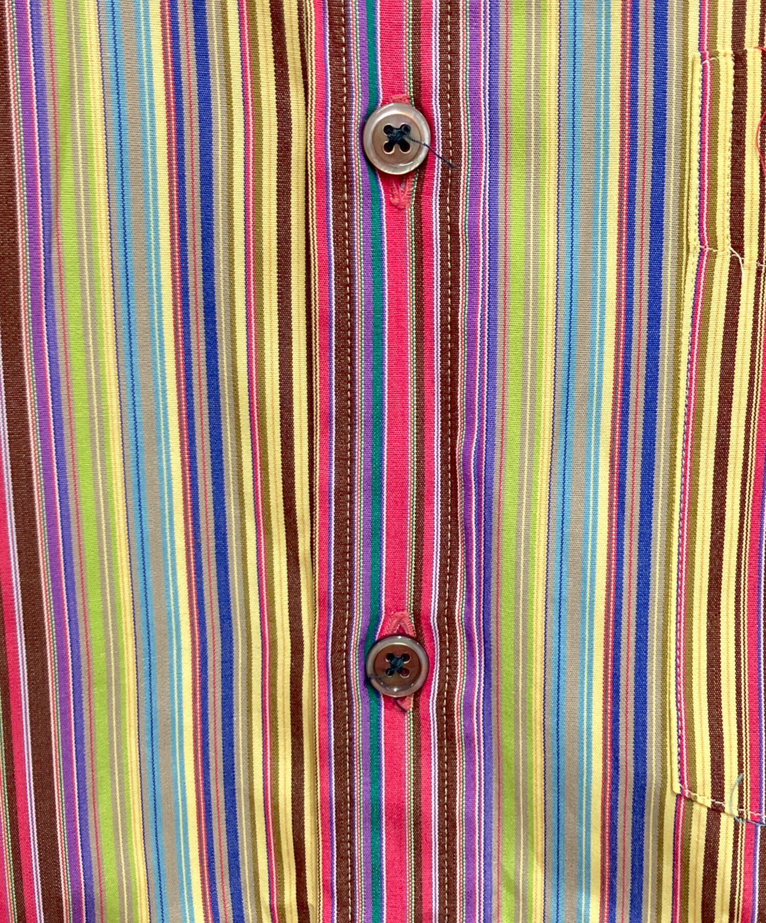 中古・古着通販】PAUL SMITH (ポールスミス) ストライプシャツ マルチ