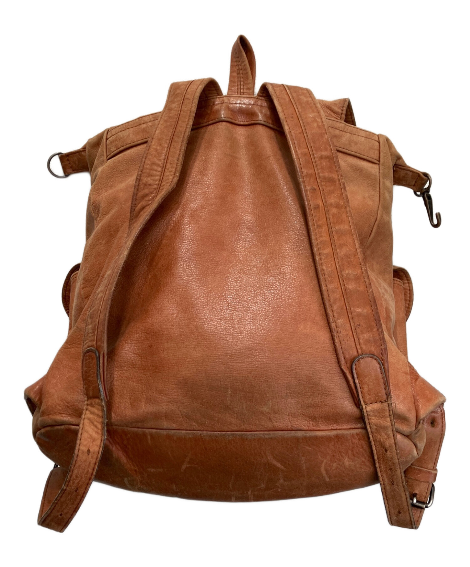 中古・古着通販】PORTER (ポーター) コルチナレザーリュック ブラウン