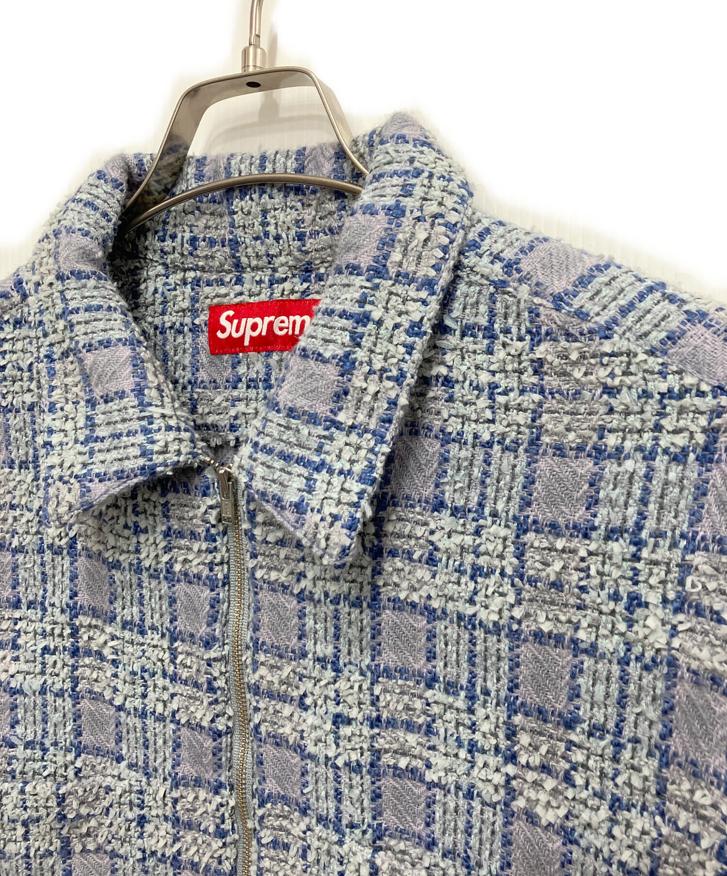 中古・古着通販】SUPREME (シュプリーム) Boucle Zip Up Shirt
