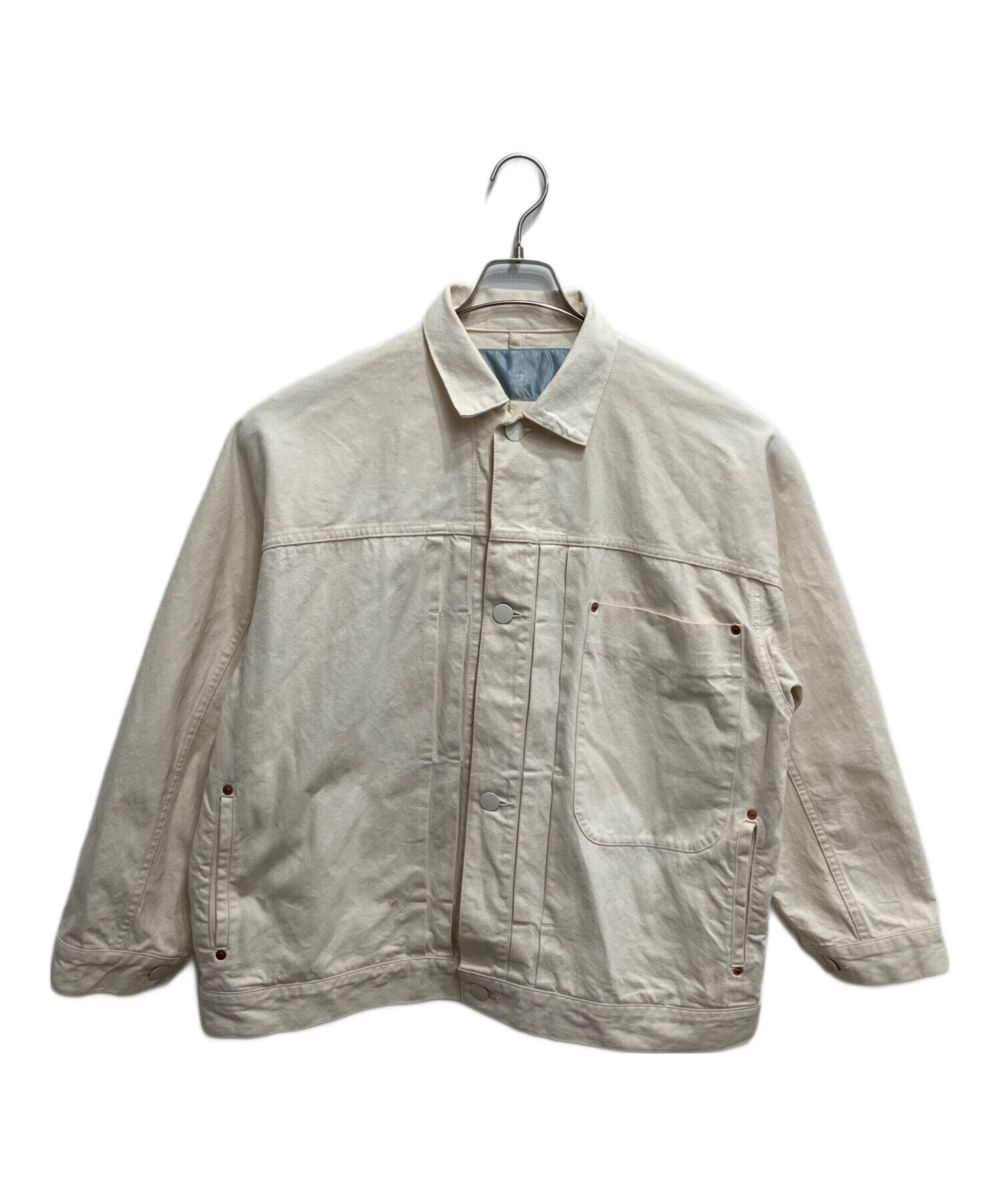 中古・古着通販】Dulcamara (ドゥルカマラ) カバーオール アイボリー