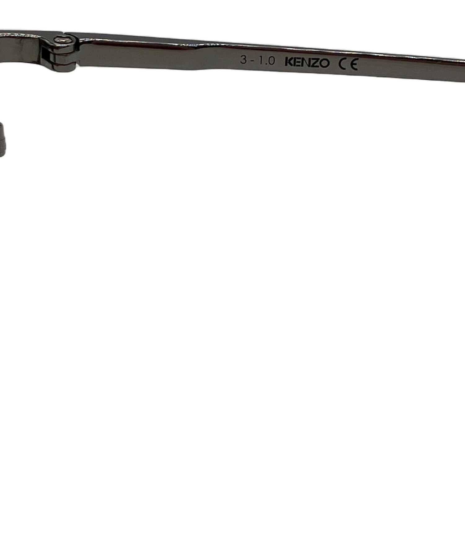 中古・古着通販】KENZO (ケンゾー) ボストン伊達眼鏡 シルバー サイズ