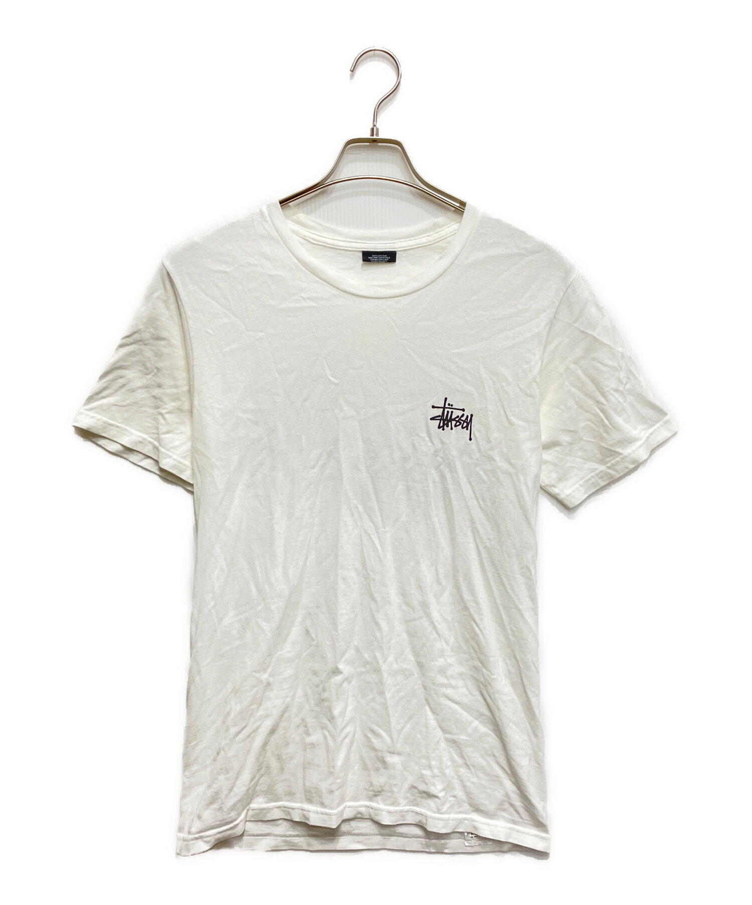 中古・古着通販】stussy (ステューシー) ロゴプリントTシャツ ホワイト