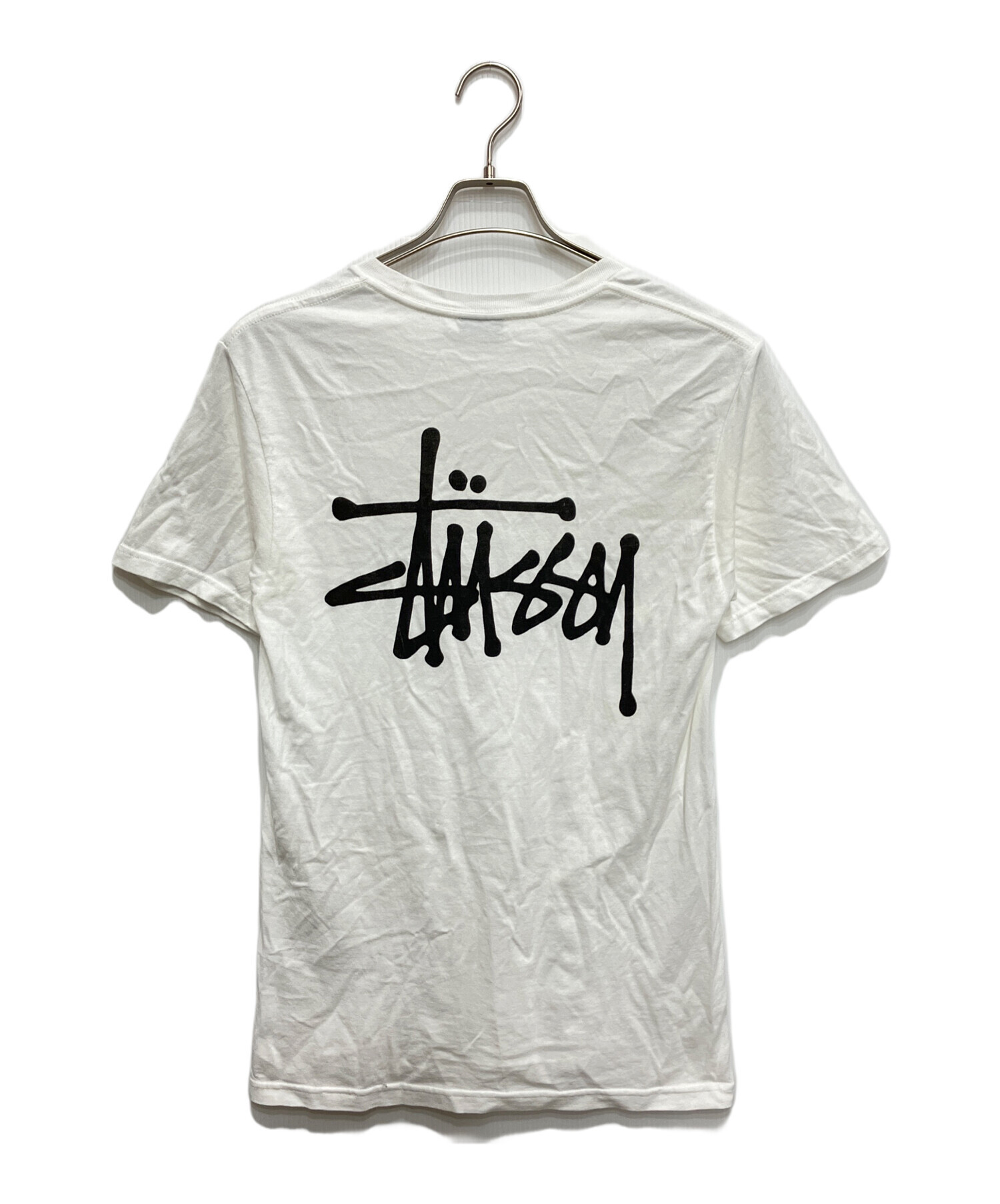 中古・古着通販】stussy (ステューシー) ロゴプリントTシャツ ホワイト