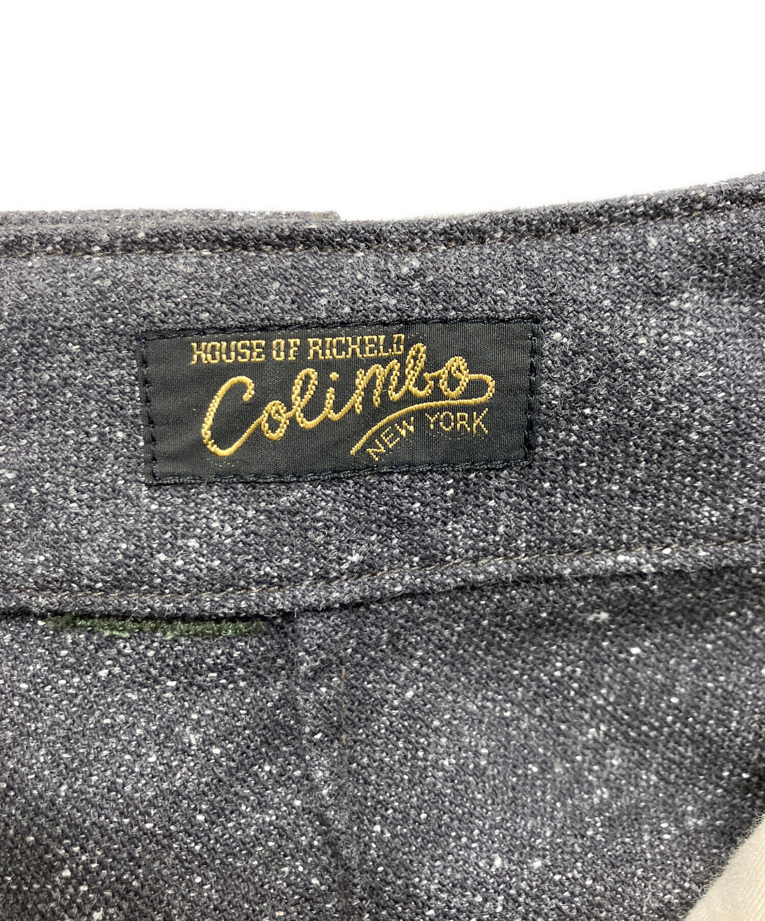 COLIMBO HOUSE OF RICHELD インディゴ イージーパンツ 中古・古着通販】COLIMBO (コリンボ) イージーパンツ グレー サイズ:S