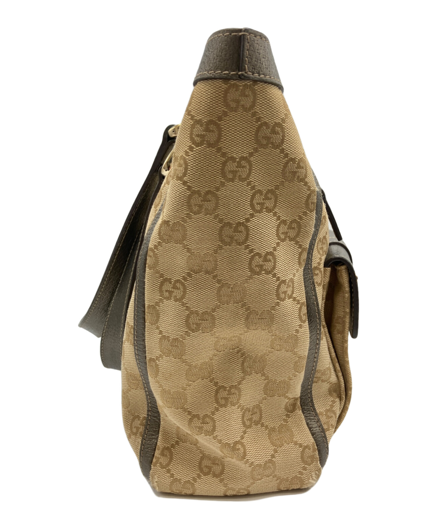 中古・古着通販】GUCCI (グッチ) GGキャンバストートバッグ ベージュ