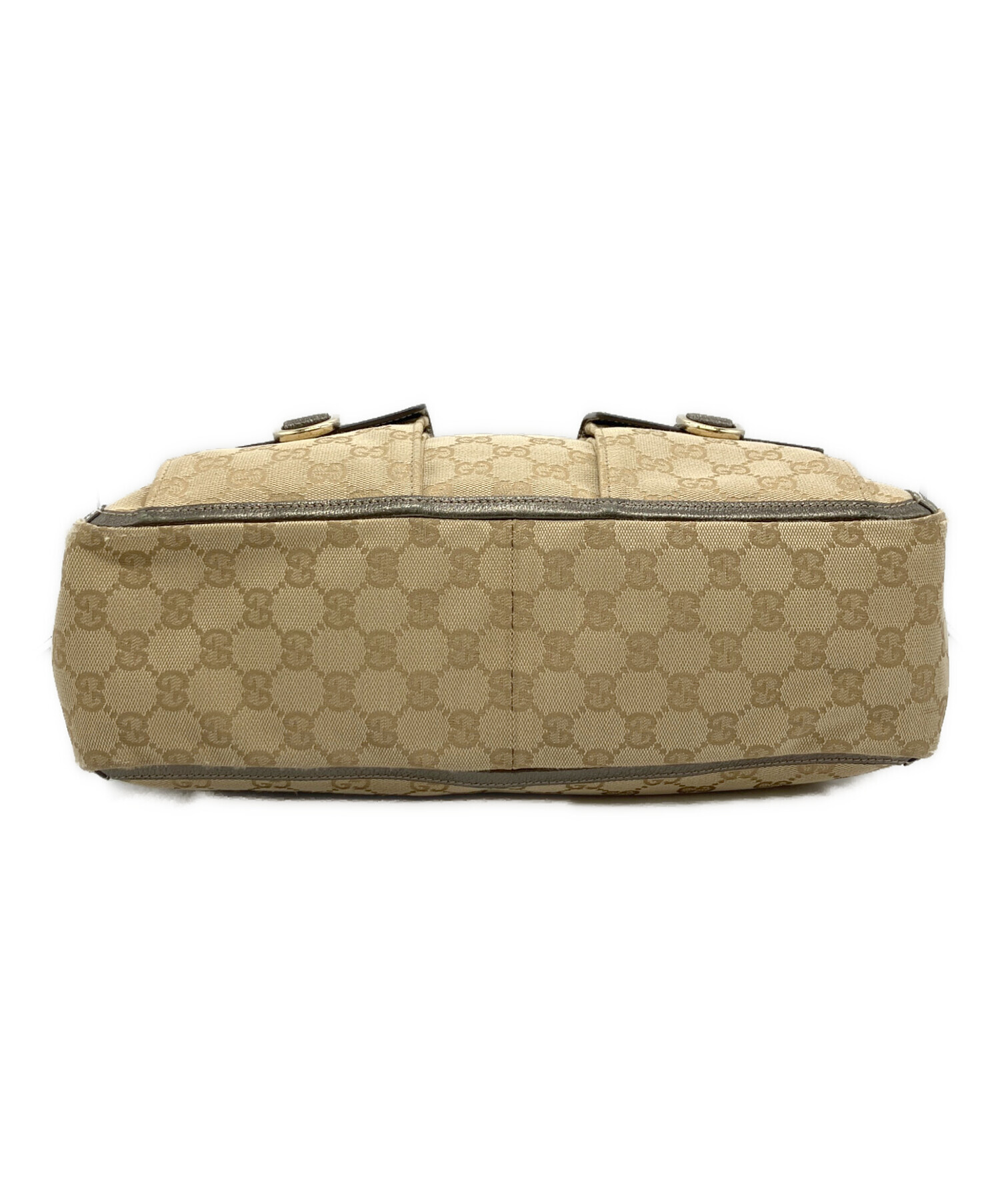 中古・古着通販】GUCCI (グッチ) GGキャンバストートバッグ ベージュ