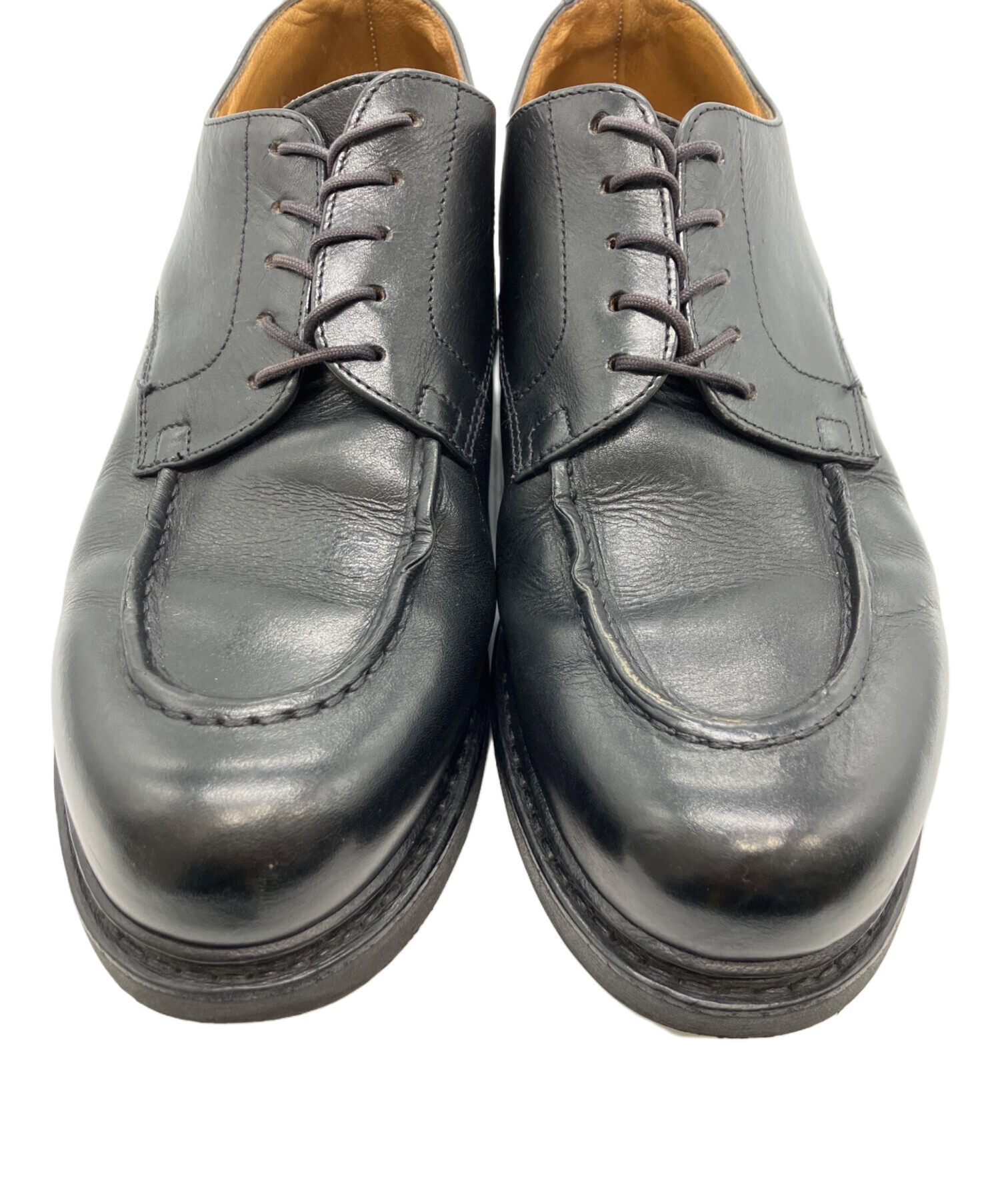 パラブーツUチップshoes(CHAMADE) パラブーツ CHAMBORD Uチップ レザーシューズ 3色 (Paraboot/ドレス