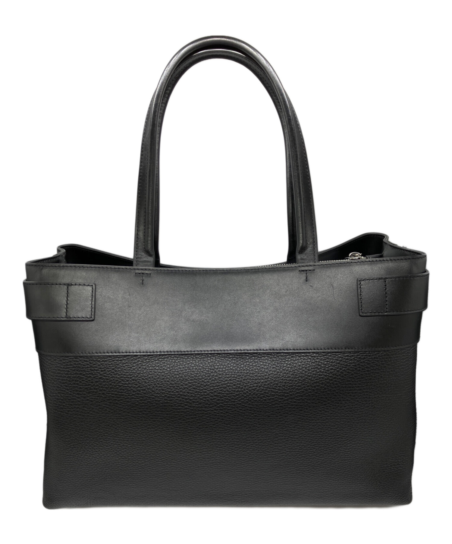 中古・古着通販】FURLA (フルラ) CRONOレザートートバッグ ブラック