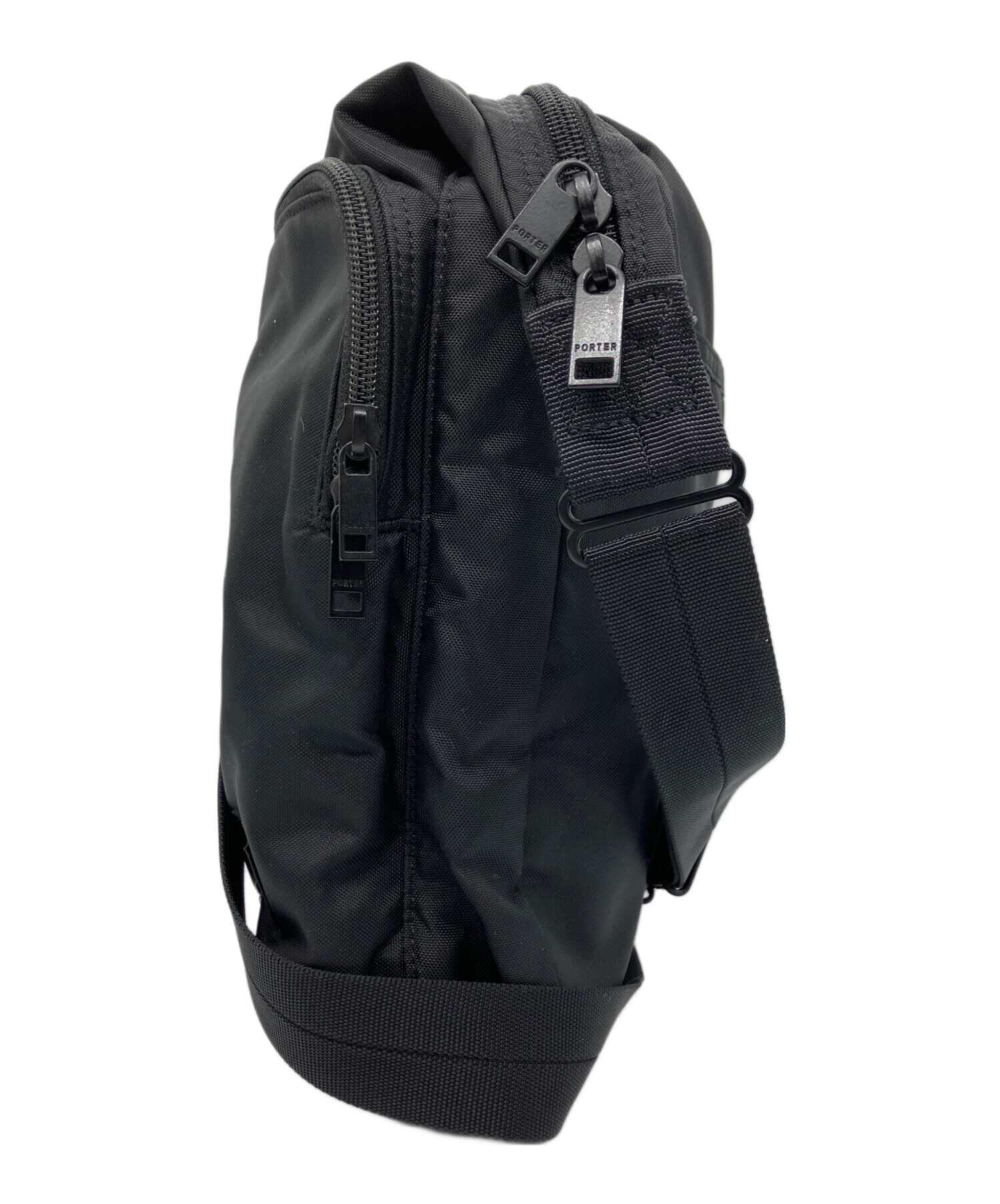 中古・古着通販】PORTER (ポーター) FLASH ショルダーバッグ ブラック 