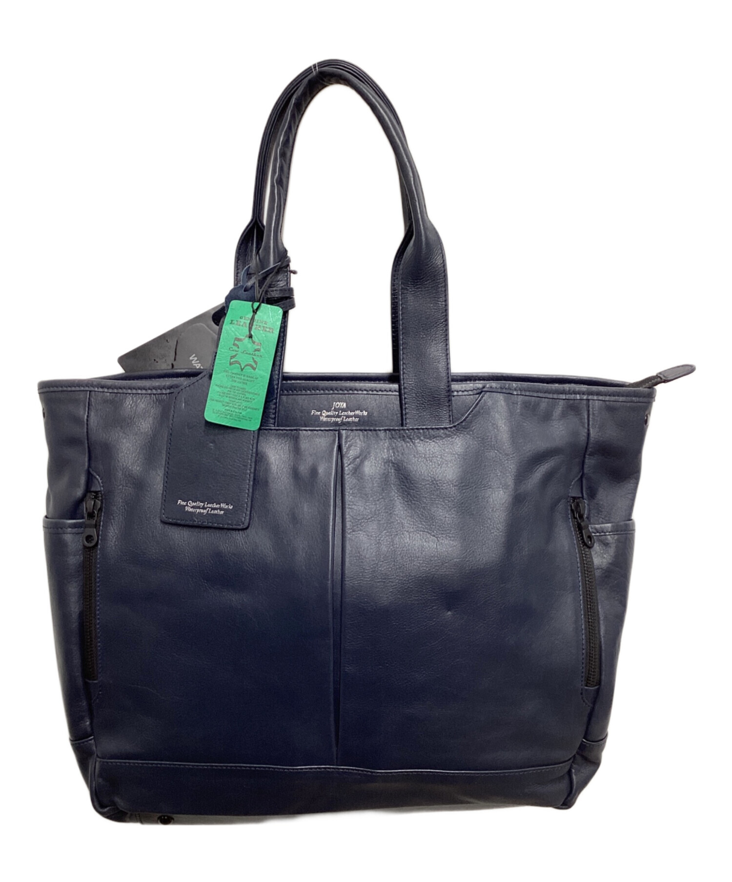 中古・古着通販】JOYA (ジョーヤ) 2WAYレザートートバッグ ネイビー 未 